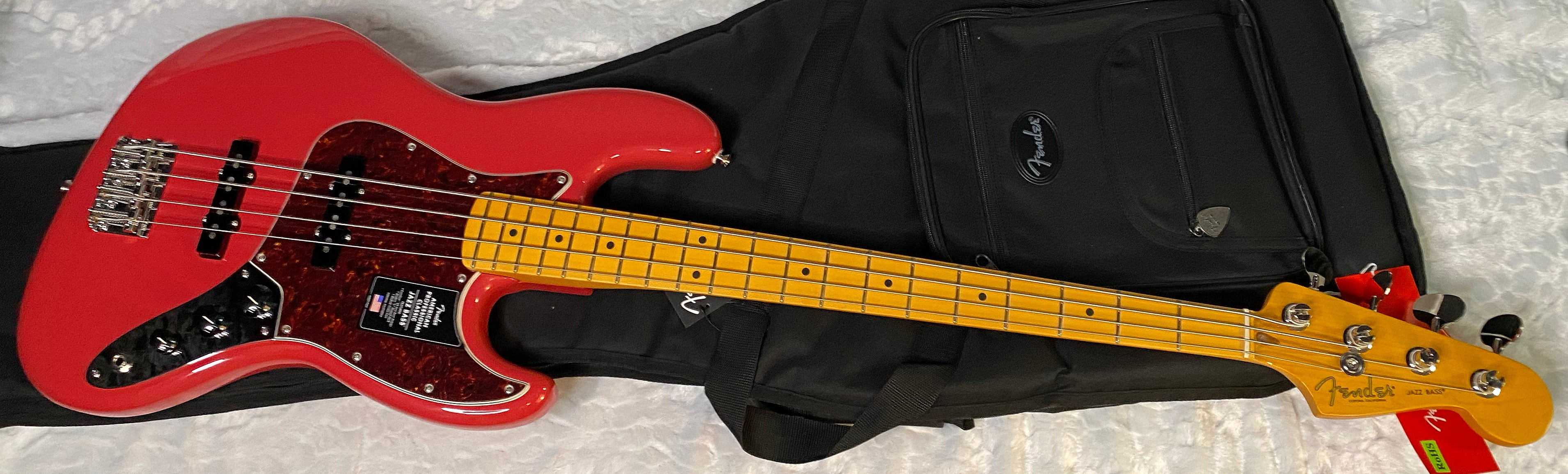 NEW ! Fender American Professional Classic Jazz Bass - Faded Dakota Red - Authorized Dealer - In-Stock! G05760