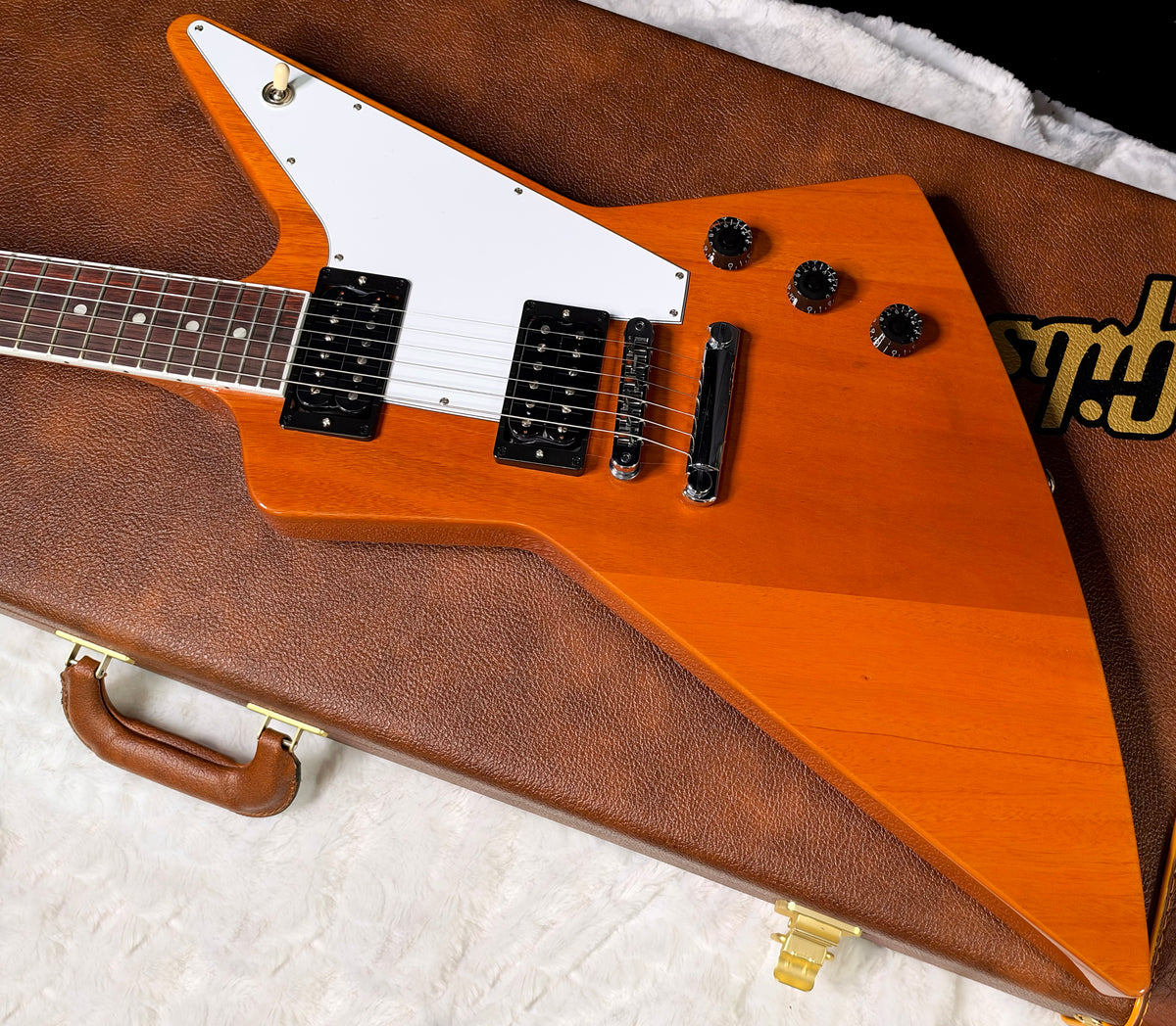 NEW! Gibson '70s Explorer - Antique Natural - Authorized Dealer - 8.1lbs - G07984