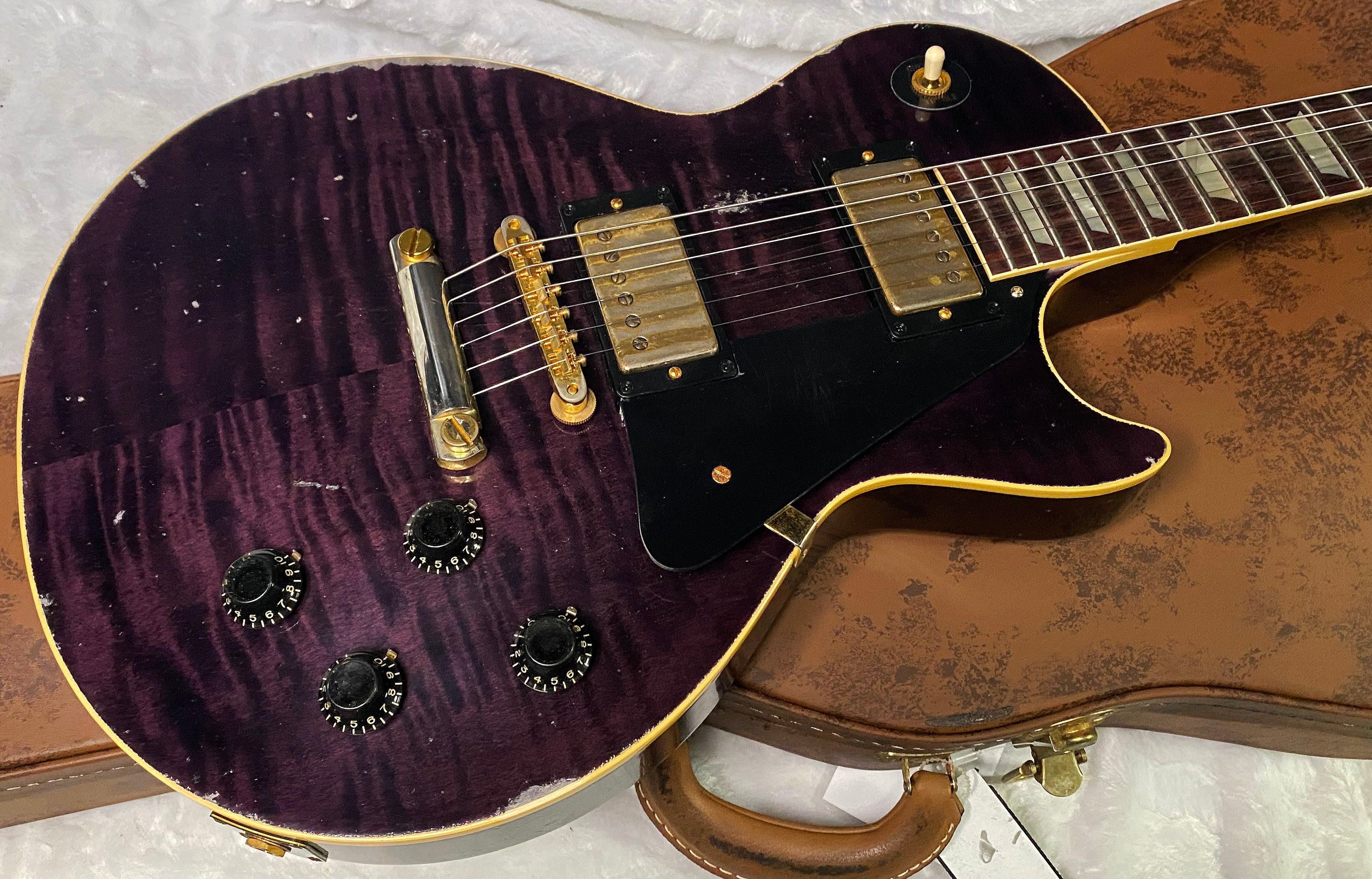 NEW! Gibson Custom 1959 Les Paul Standard Reissue - Purple Tiger Murphy Lab Heavy Aged - 8.8 lbs - Authorized Dealer - G07301