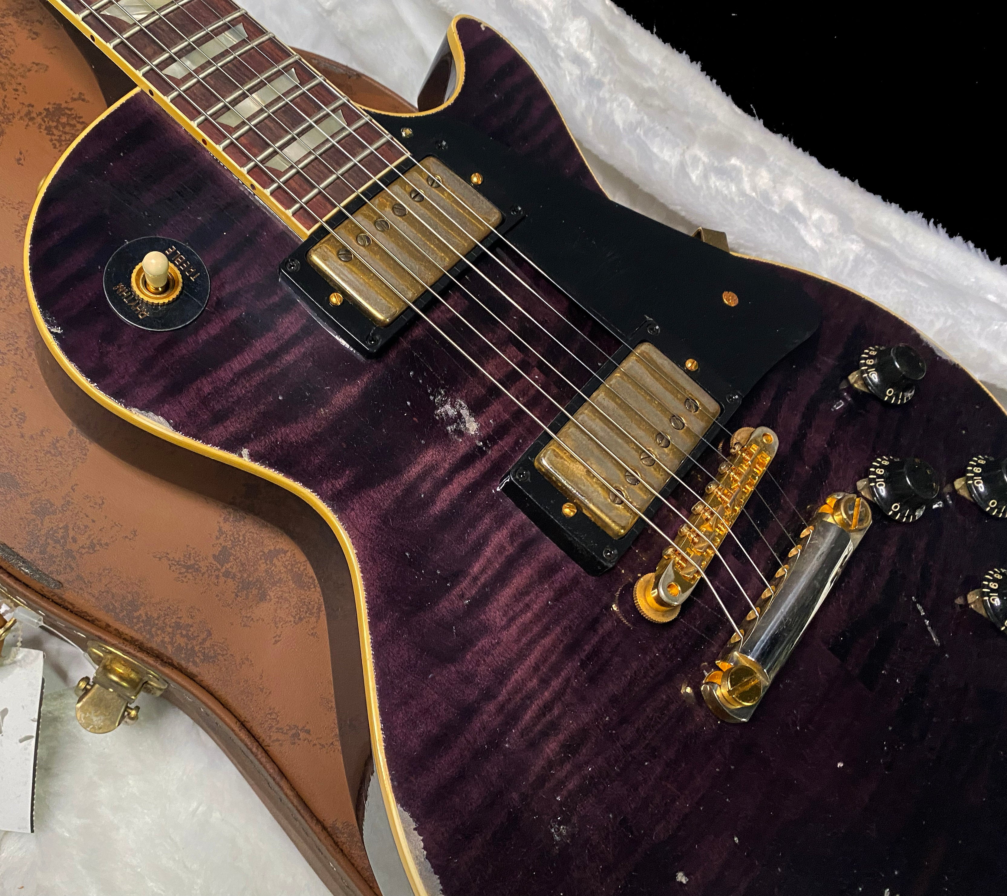 NEW! Gibson Custom 1959 Les Paul Standard Reissue - Purple Tiger Murphy Lab Heavy Aged - 8.8 lbs - Authorized Dealer - G07301