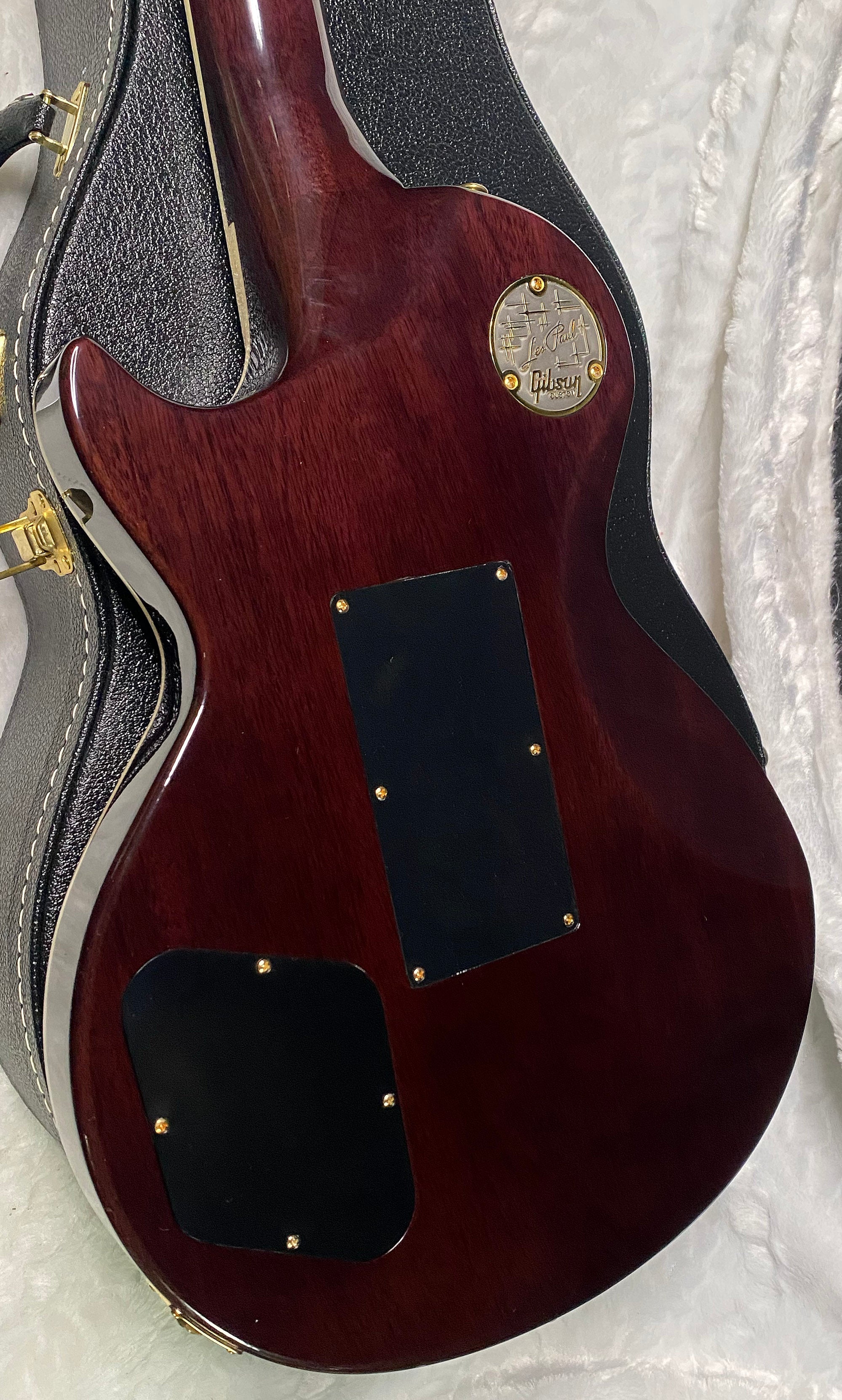 NEW! Gibson Custom Les Paul Axcess Standard Figured Top Floyd Rose Electric Guitar - Greatest Hits II - Authorized Dealer - Tri-Berry Burst - WOW! 8.3lbs - G07307