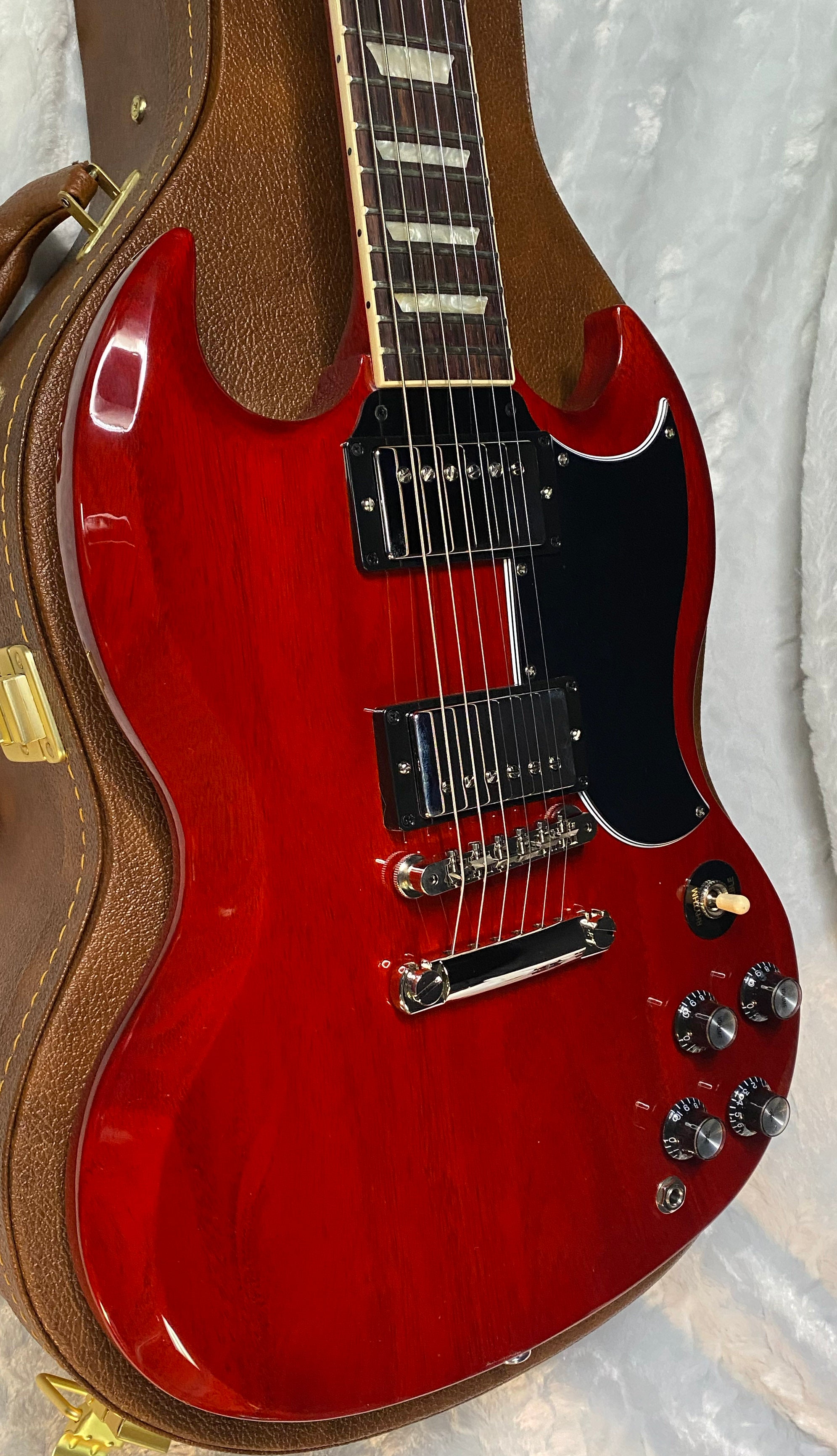 NEW ! Gibson SG Standard '61 Stop Bar - Vintage Cherry - Only 6.3 lbs - Authorized Dealer - G06667