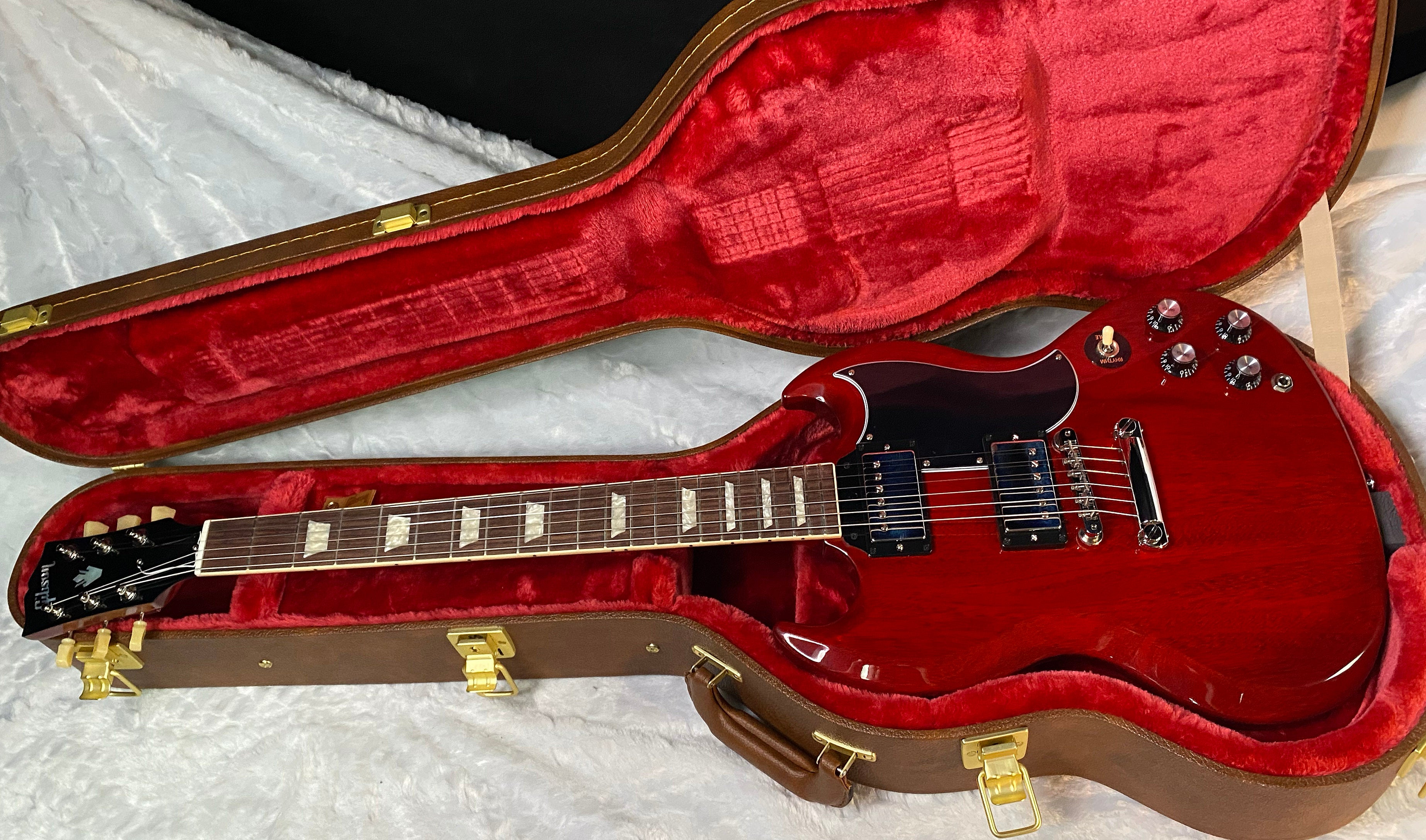 NEW ! Gibson SG Standard '61 Stop Bar - Vintage Cherry - Only 6.35 lbs - Authorized Dealer - G06666