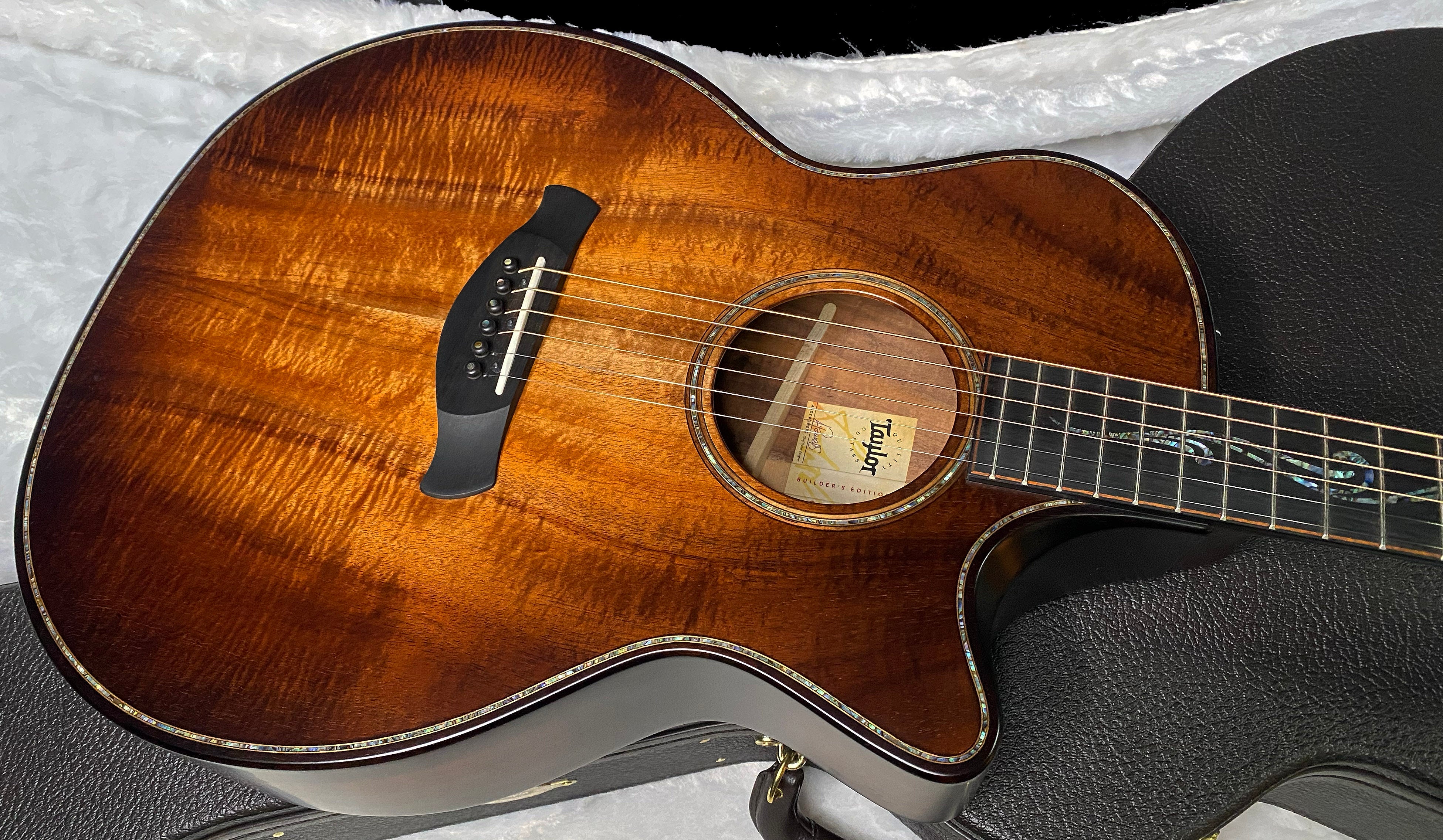 NEW Old Stock! Taylor Builder's Edition K24ce Koa Top Back Sides V-Class - Authorized Dealer - 5lbs - G07342
