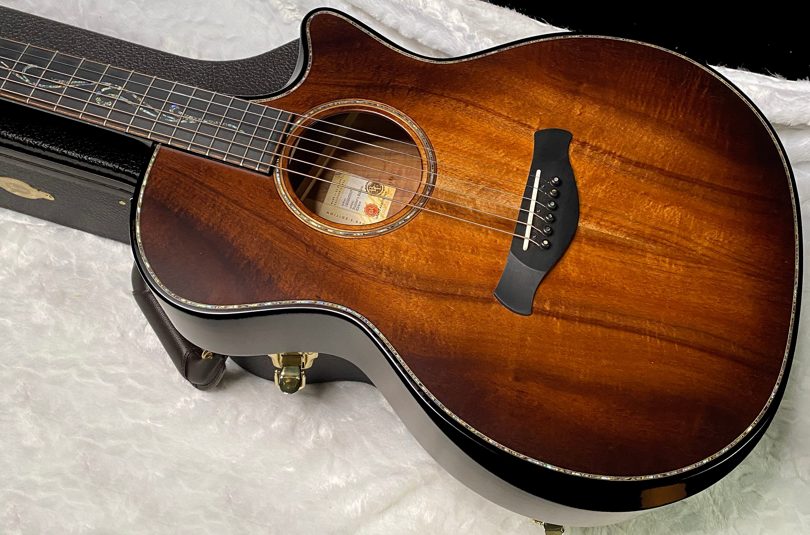 NEW Old Stock! Taylor Builder's Edition K24ce Koa Top Back Sides V-Class - Authorized Dealer - 5lbs - G07342