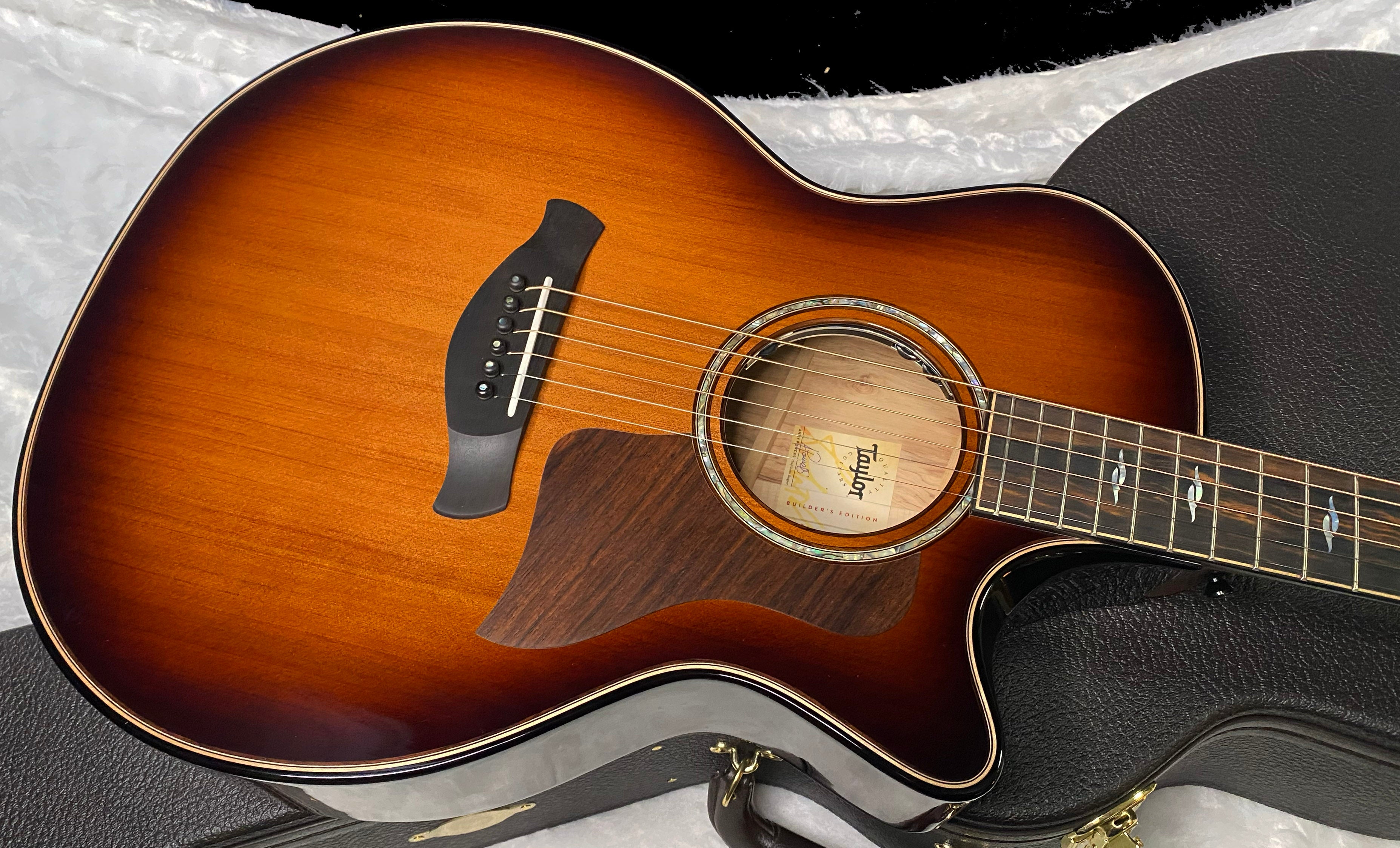 NEW! Taylor Builder's Edition 814ce Sinker Redwood Acoustic Guitar - Authorized Dealer - 4.8 lbs - G07340