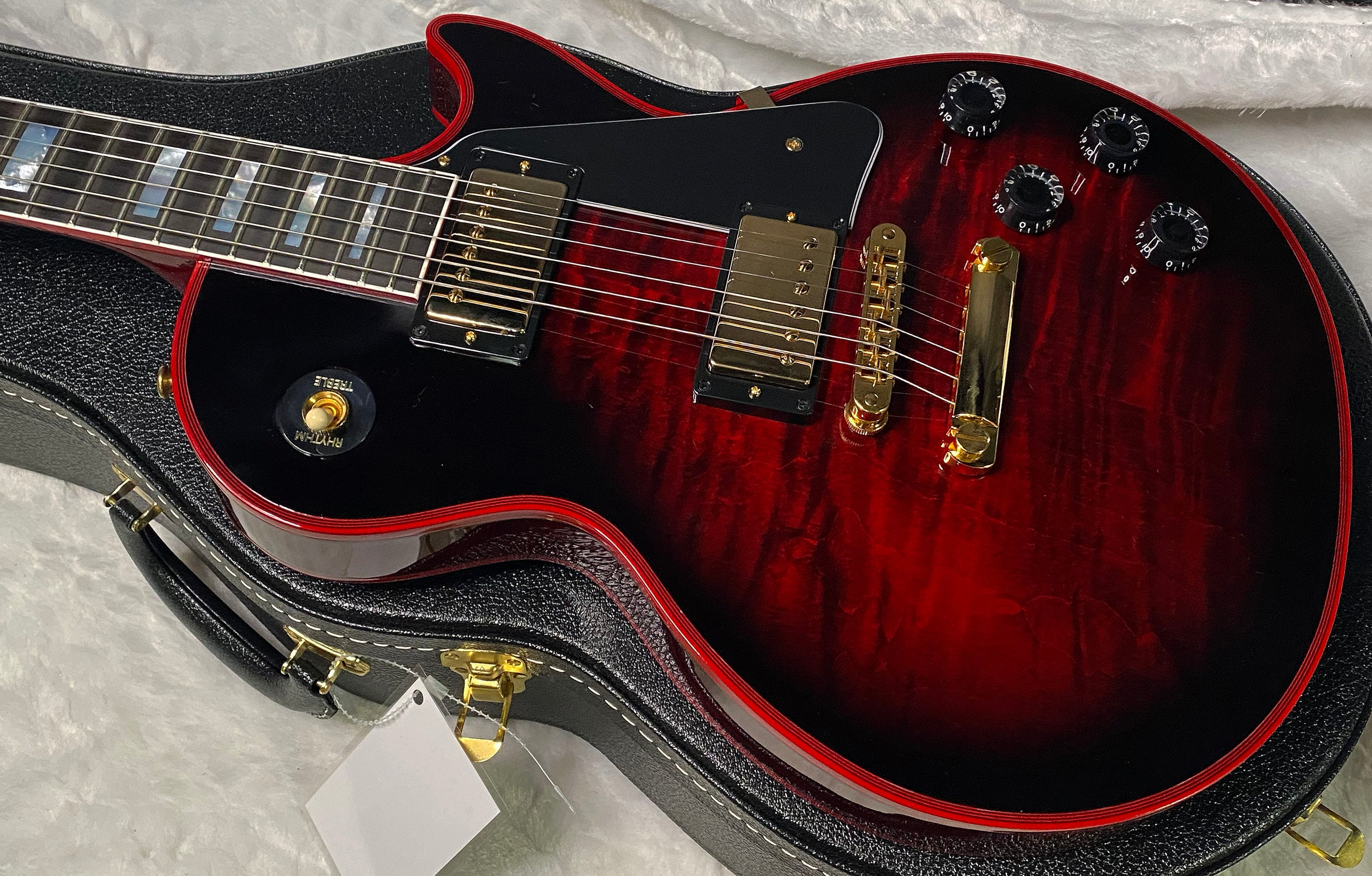 NEW! Gibson Dealer Select Custom Shop Les Paul Custom Red Widow AAA Figured Flame Top - Authorized Dealer - 10 lbs - G07343