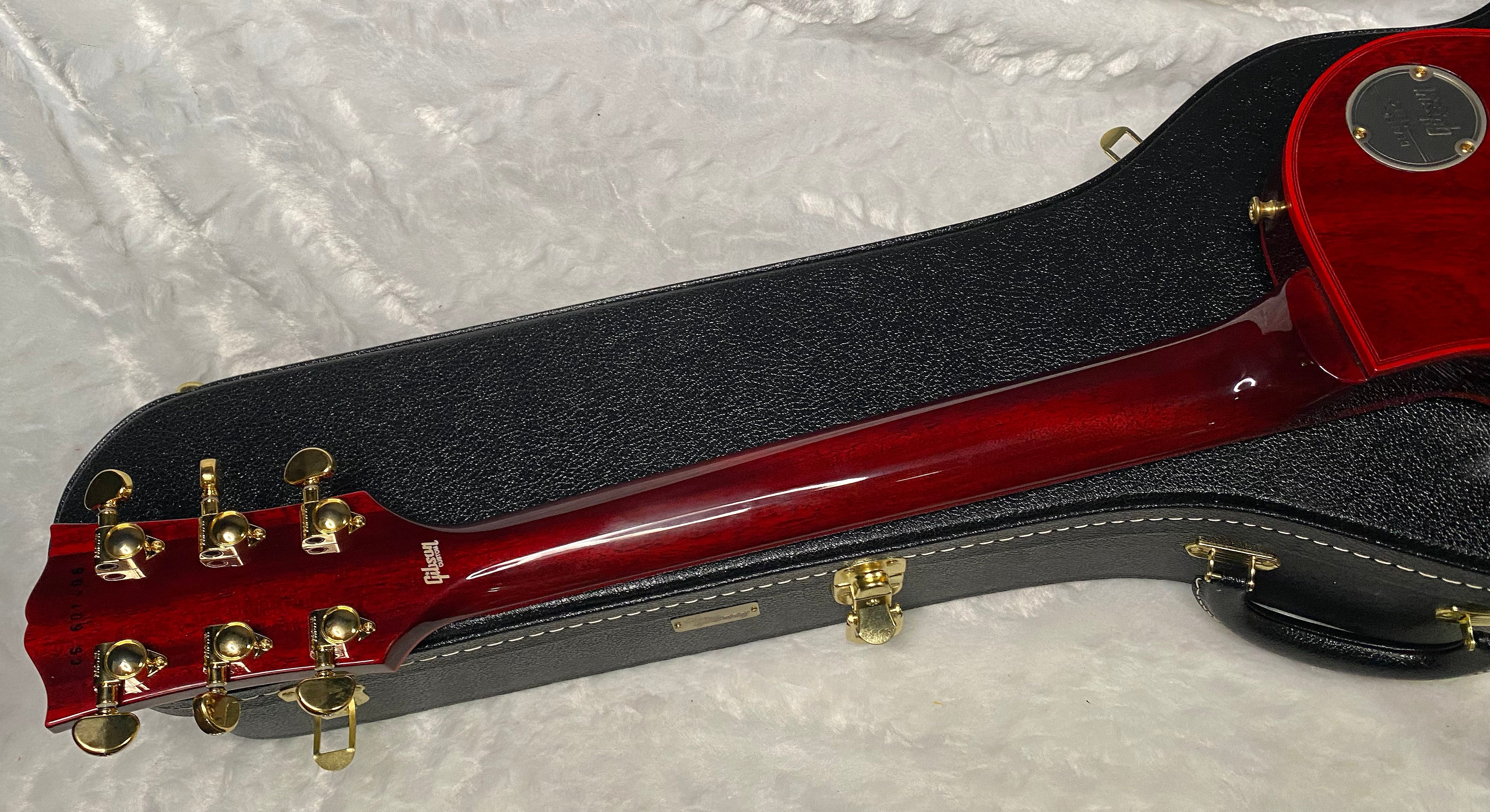 NEW! Gibson Dealer Select Custom Shop Les Paul Custom Red Widow AAA Figured Flame Top - Authorized Dealer - 10 lbs - G07343