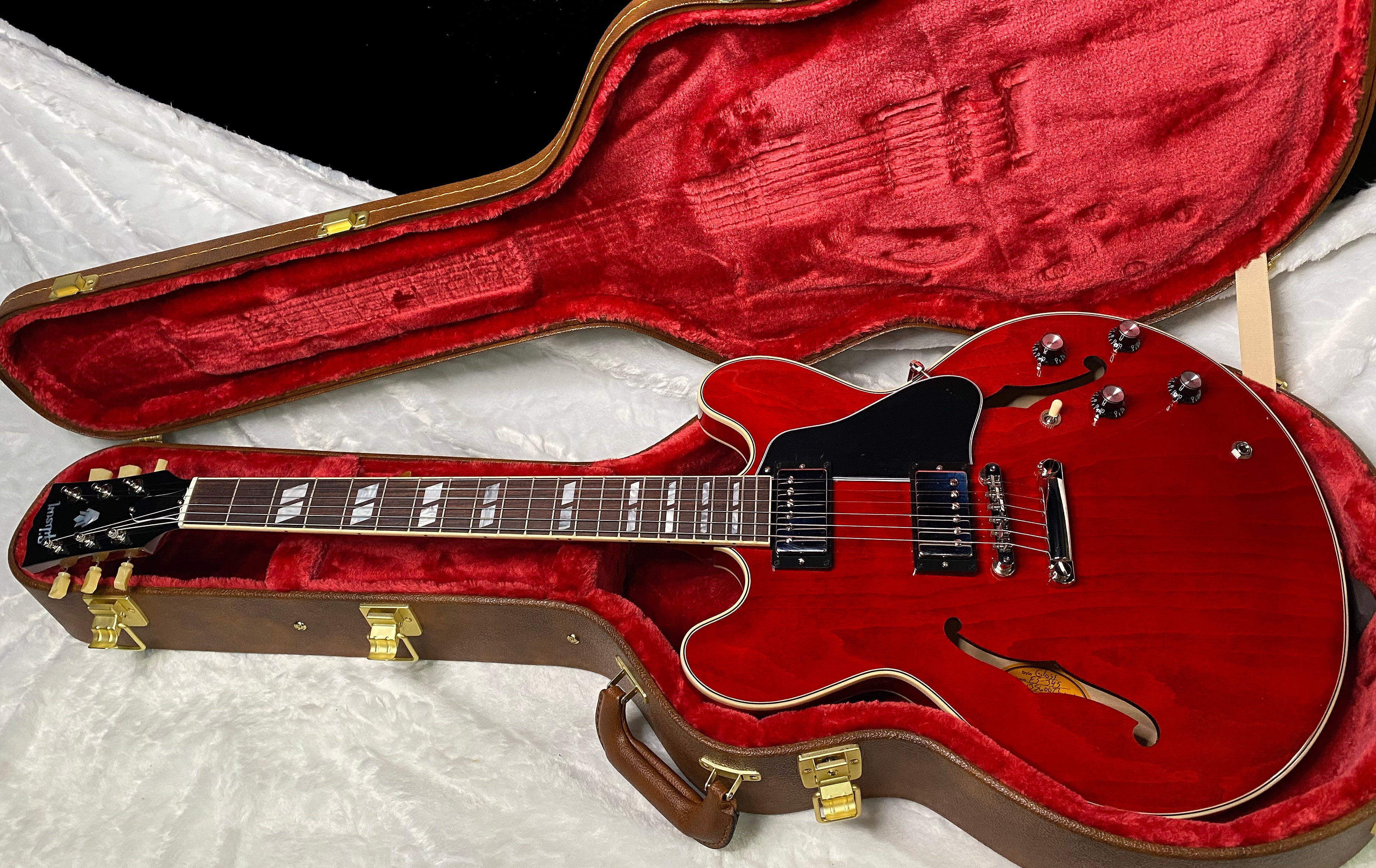 NEW ! Gibson ES-345 Semi Hollowbody Electric Guitar - Sixties 60's Cherry Finish - 8.6 lbs - Authorized Dealer - G07338