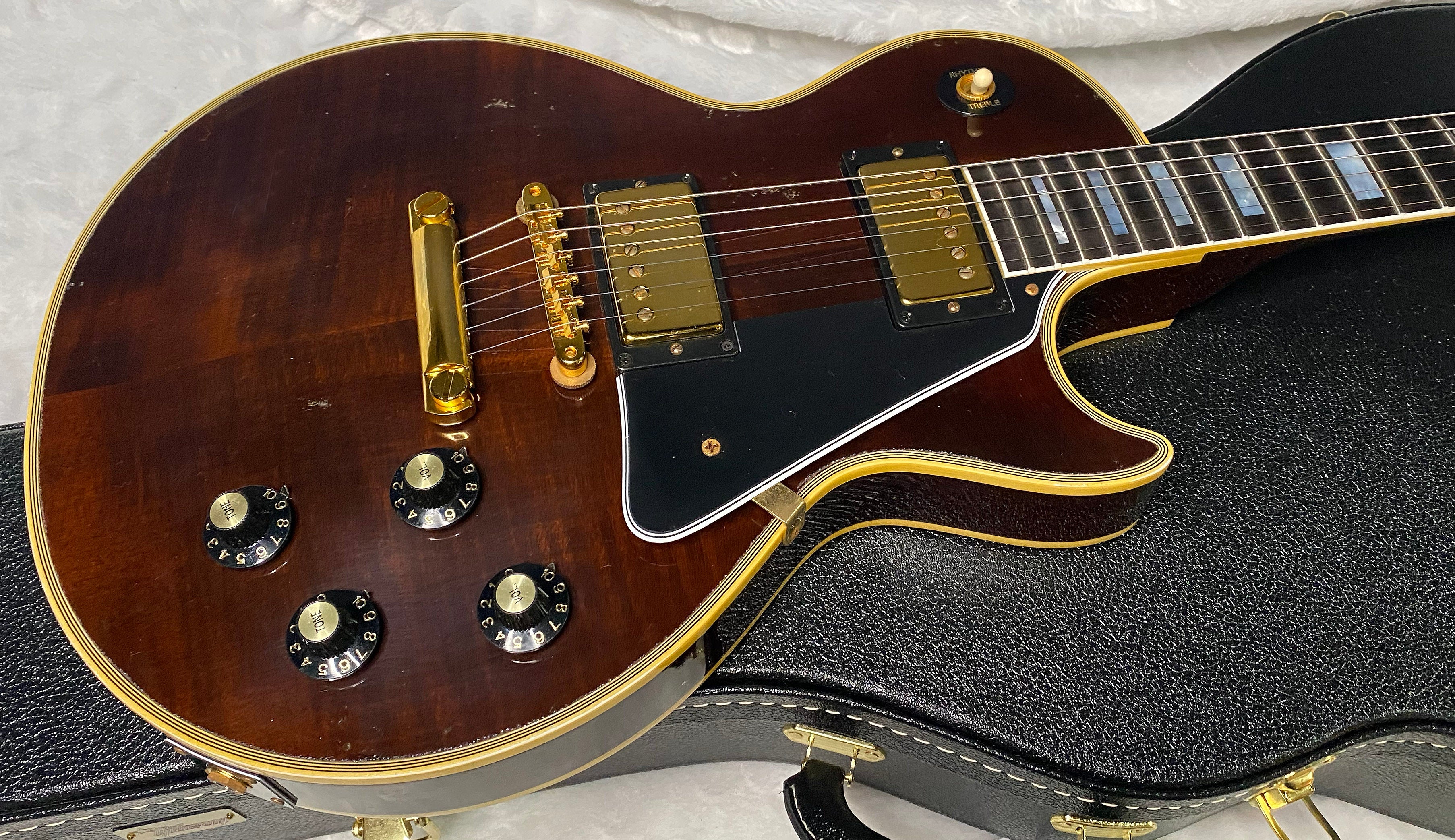 NEW! Gibson Custom Shop Murphy Lab '68 Les Paul Custom Reissue - Light Aged Walnut Finish - Authorized Dealer - Only 9.3 lbs - G07308