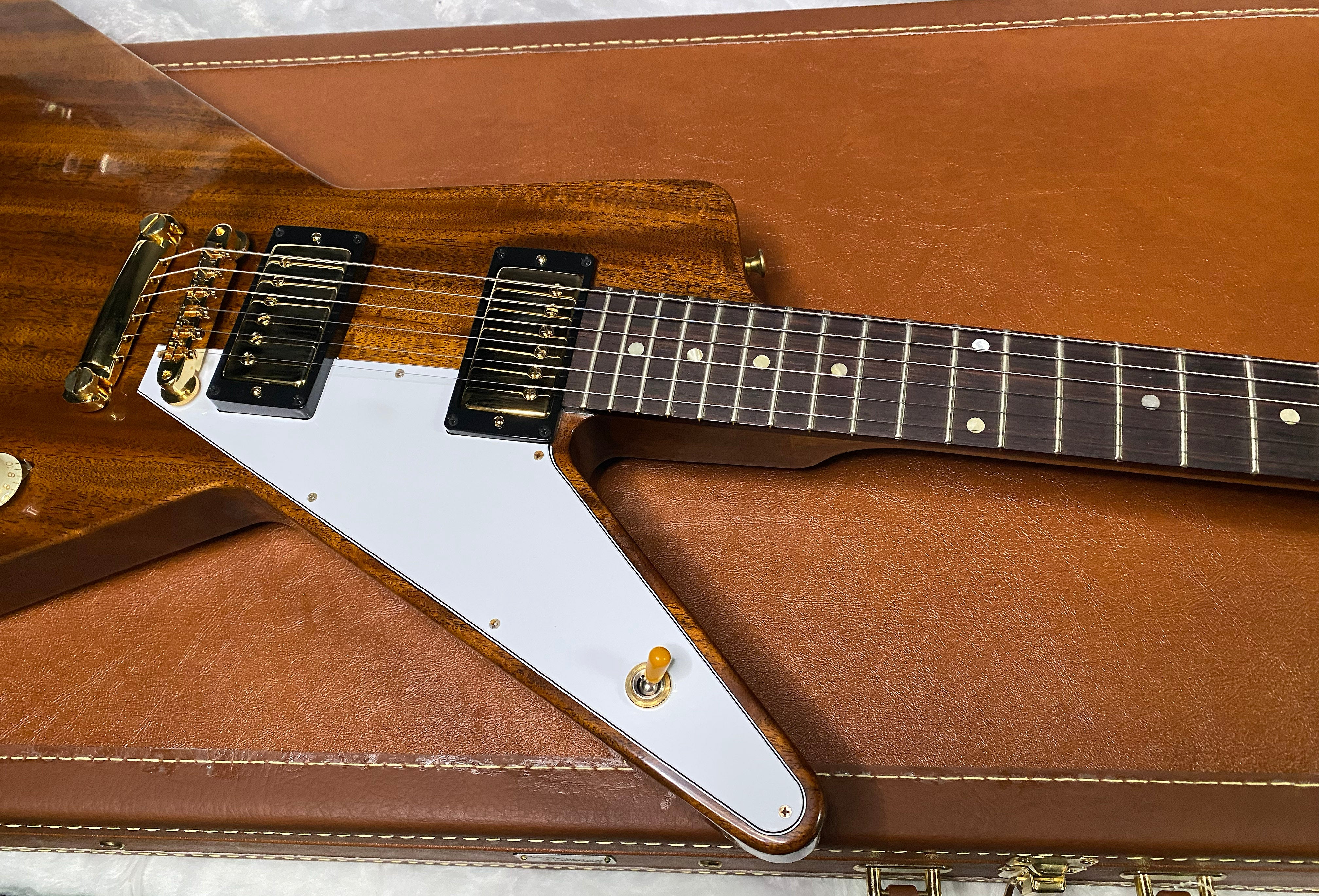 NEW! Gibson Custom 1957 Mahogany Futura Reissue Electric Guitar - Antique Natural, VOS - 7.8lbs - G07319