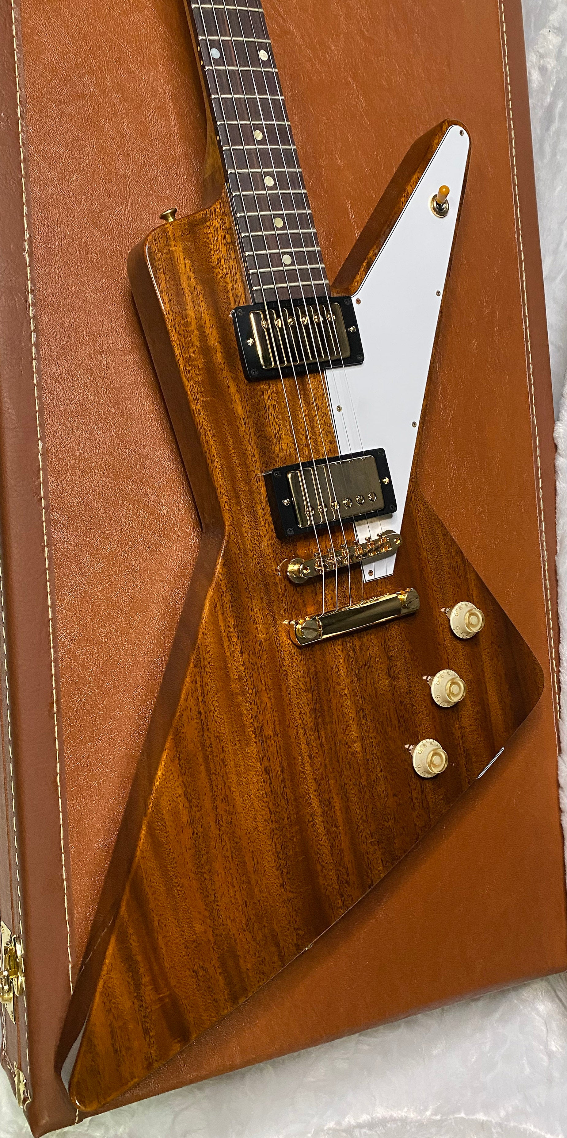 NEW! Gibson Custom 1957 Mahogany Futura Reissue Electric Guitar - Antique Natural, VOS - 7.8lbs - G07319