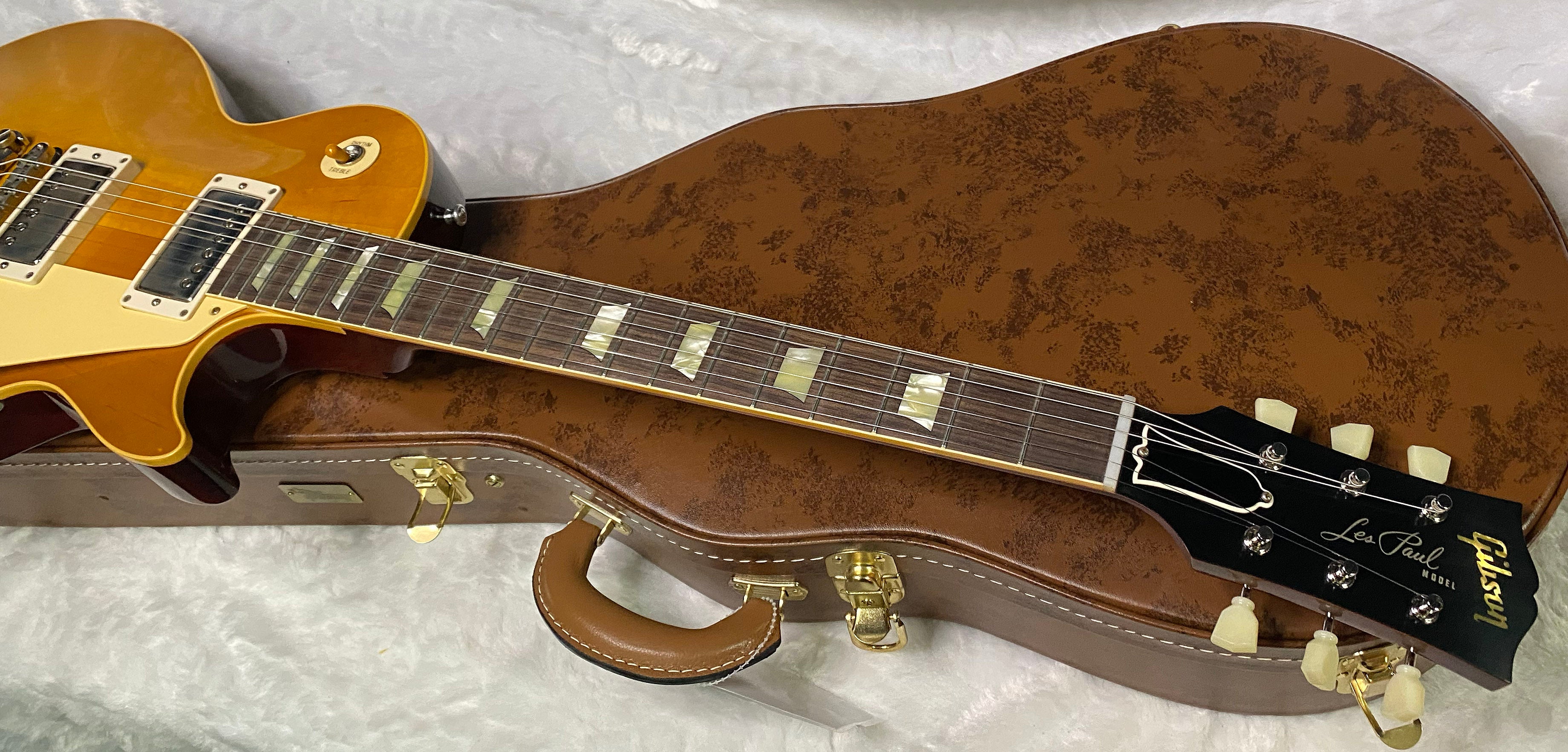 NEW ! Gibson Custom Shop '58 Les Paul Standard 1958 - Lemon Burst VOS - Lightly Figured Maple Top - Authorized Dealer -8.6 lbs - G07287
