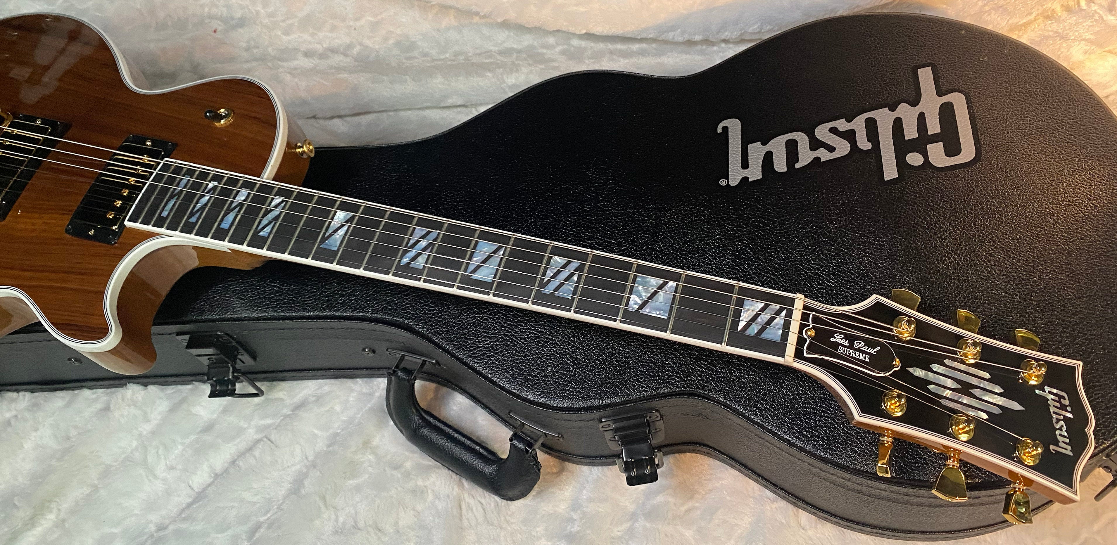 NEW ! Gibson Les Paul Supreme - Koa Top - Super Limited Edition - Authorized Dealer - 9 lbs - G06690