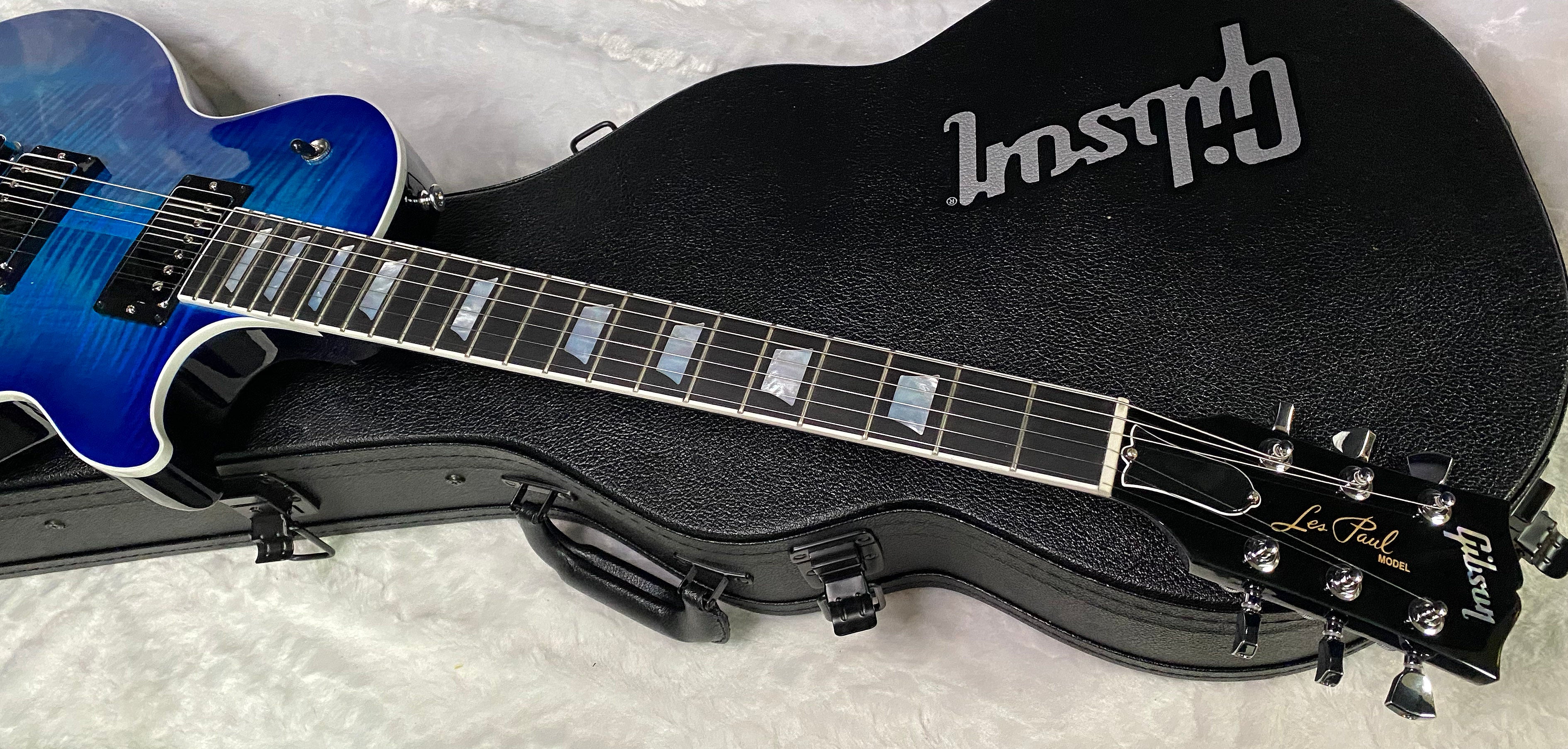 NEW ! Gibson Les Paul Modern Figured - Cobalt Burst - Beautiful Flame Top! Authorized Dealer - Only 7.85 lbs - G07298