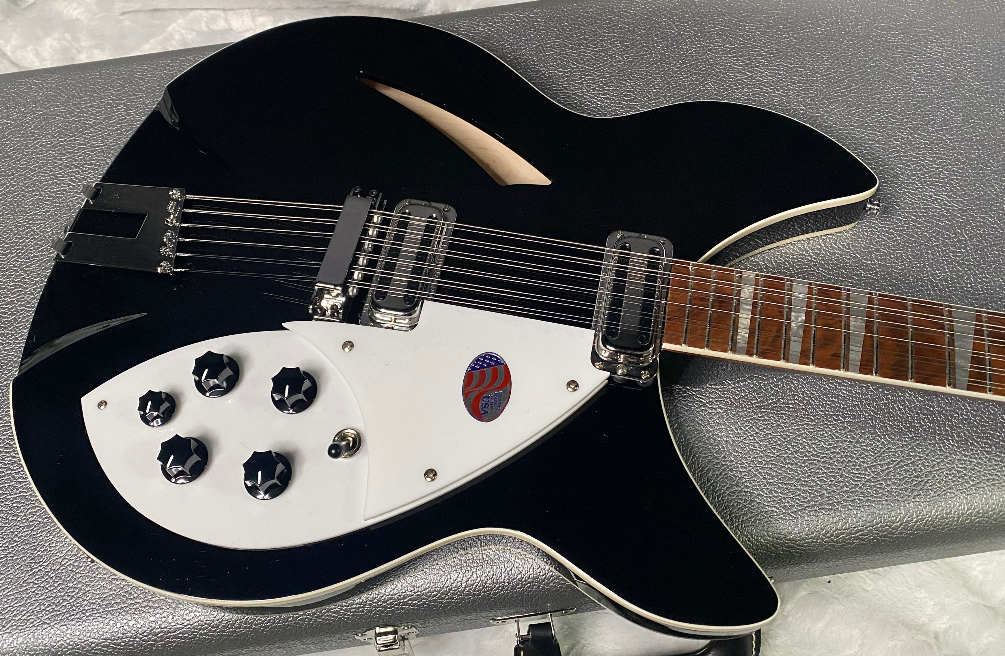 NEW! Rickenbacker 360/12C63 C Series 12-String Electric Guitar Jet Glo - Authorized Dealer - In-Stock! 8 lbs - G05880