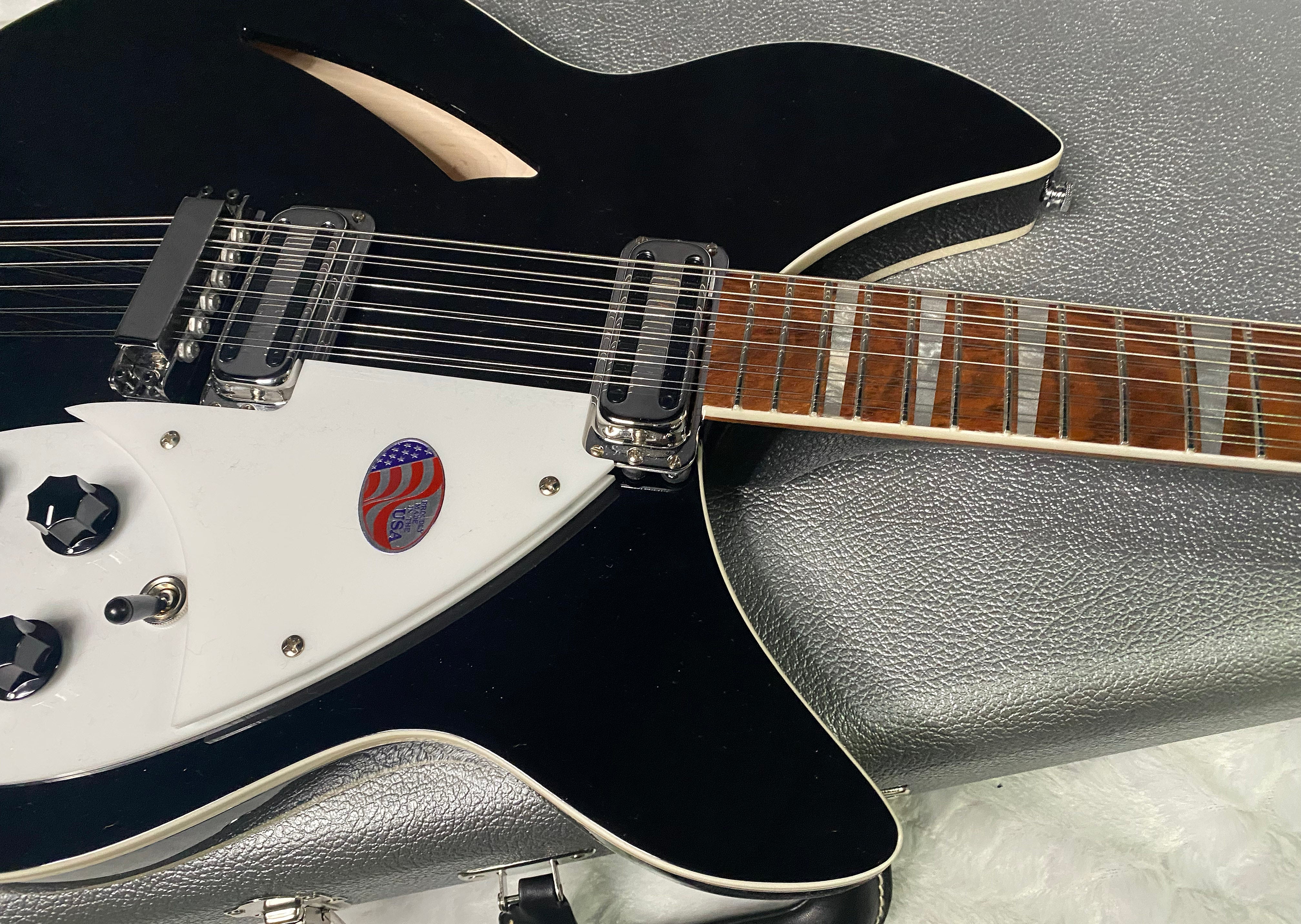 NEW! Rickenbacker 360/12C63 C Series 12-String Electric Guitar Jet Glo - Authorized Dealer - In-Stock! 8 lbs - G05880