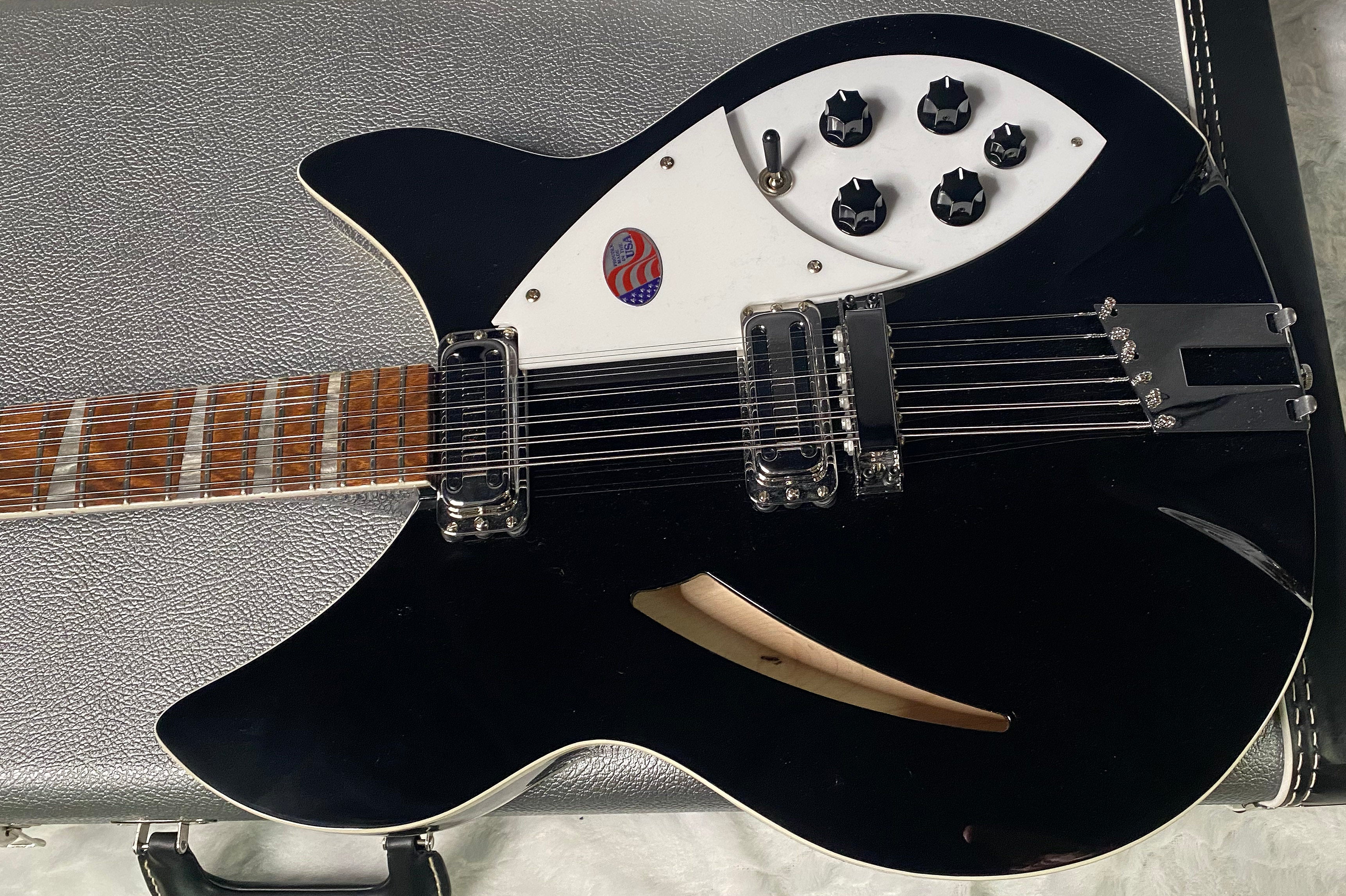 NEW! Rickenbacker 360/12C63 C Series 12-String Electric Guitar Jet Glo - Authorized Dealer - In-Stock! 8 lbs - G05880