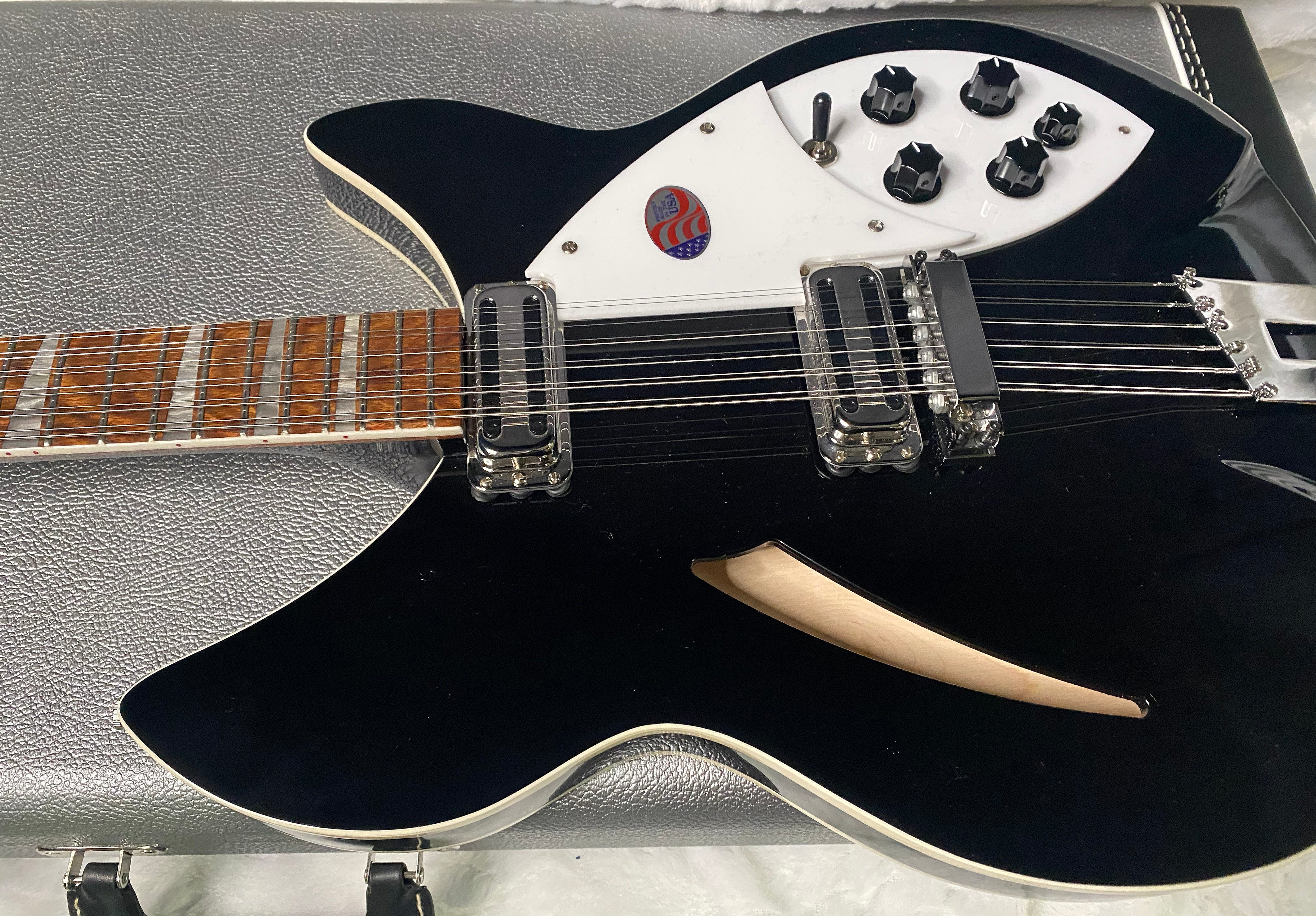 NEW! Rickenbacker 360/12C63 C Series 12-String Electric Guitar Jet Glo - Authorized Dealer - In-Stock! 8 lbs - G05880