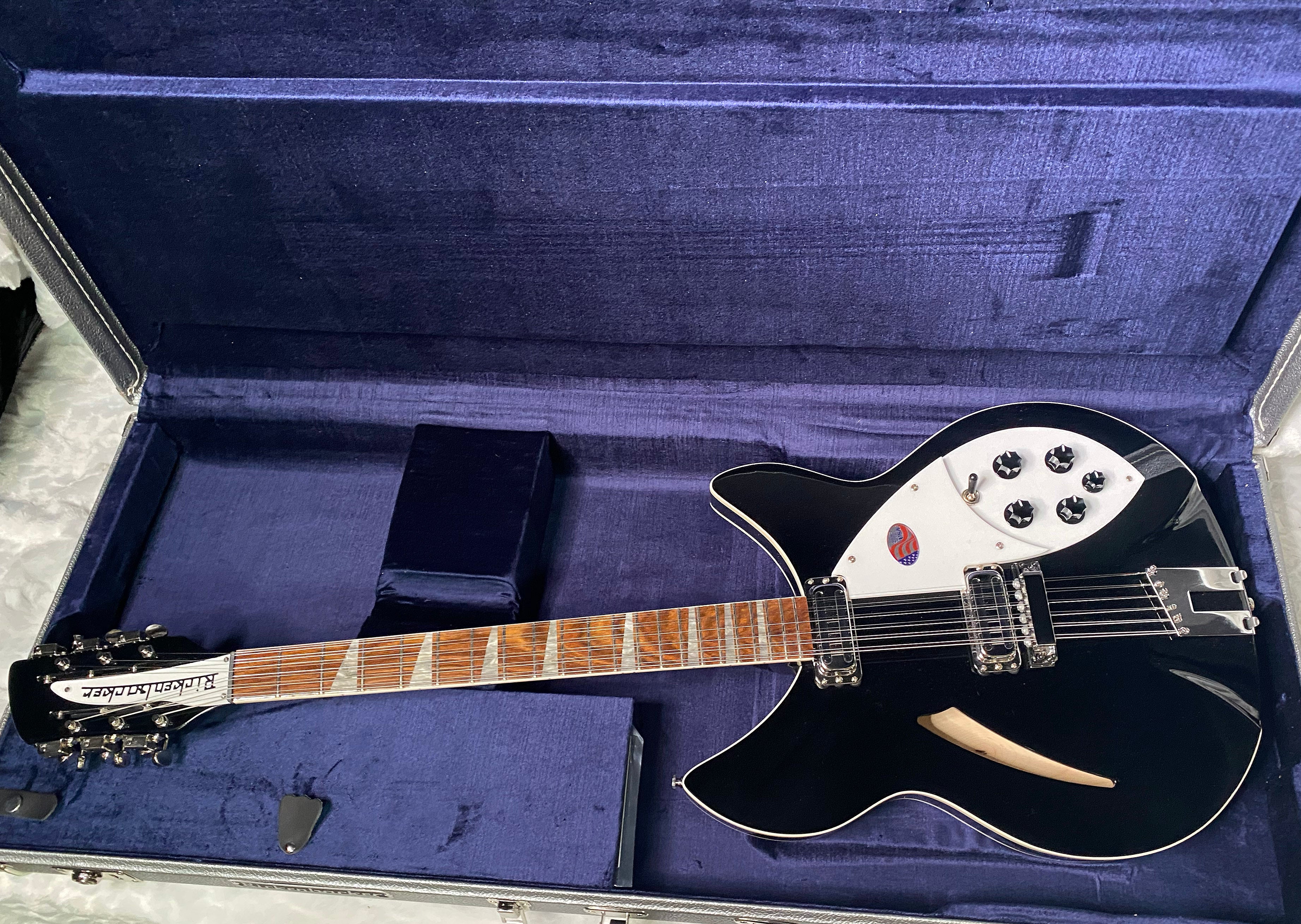 NEW! Rickenbacker 360/12C63 C Series 12-String Electric Guitar Jet Glo - Authorized Dealer - In-Stock! 8 lbs - G05880