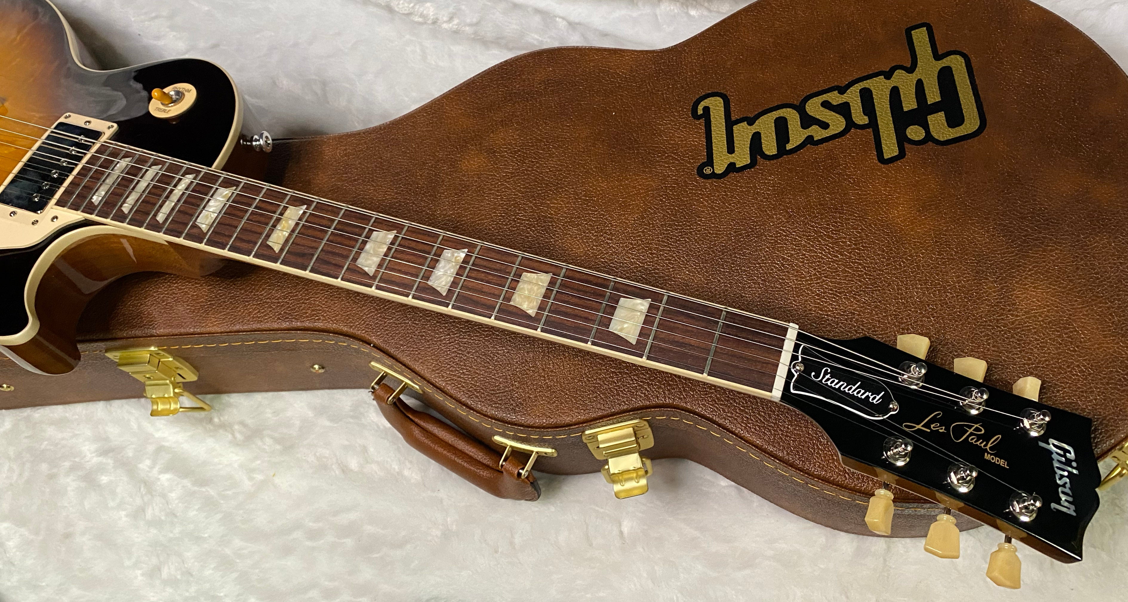 NEW! ! Gibson Les Paul 50's Standard - Tobacco Sunburst - Beautiful Flame Maple Top - Authorized Dealer - 9.8 lbs - G07278