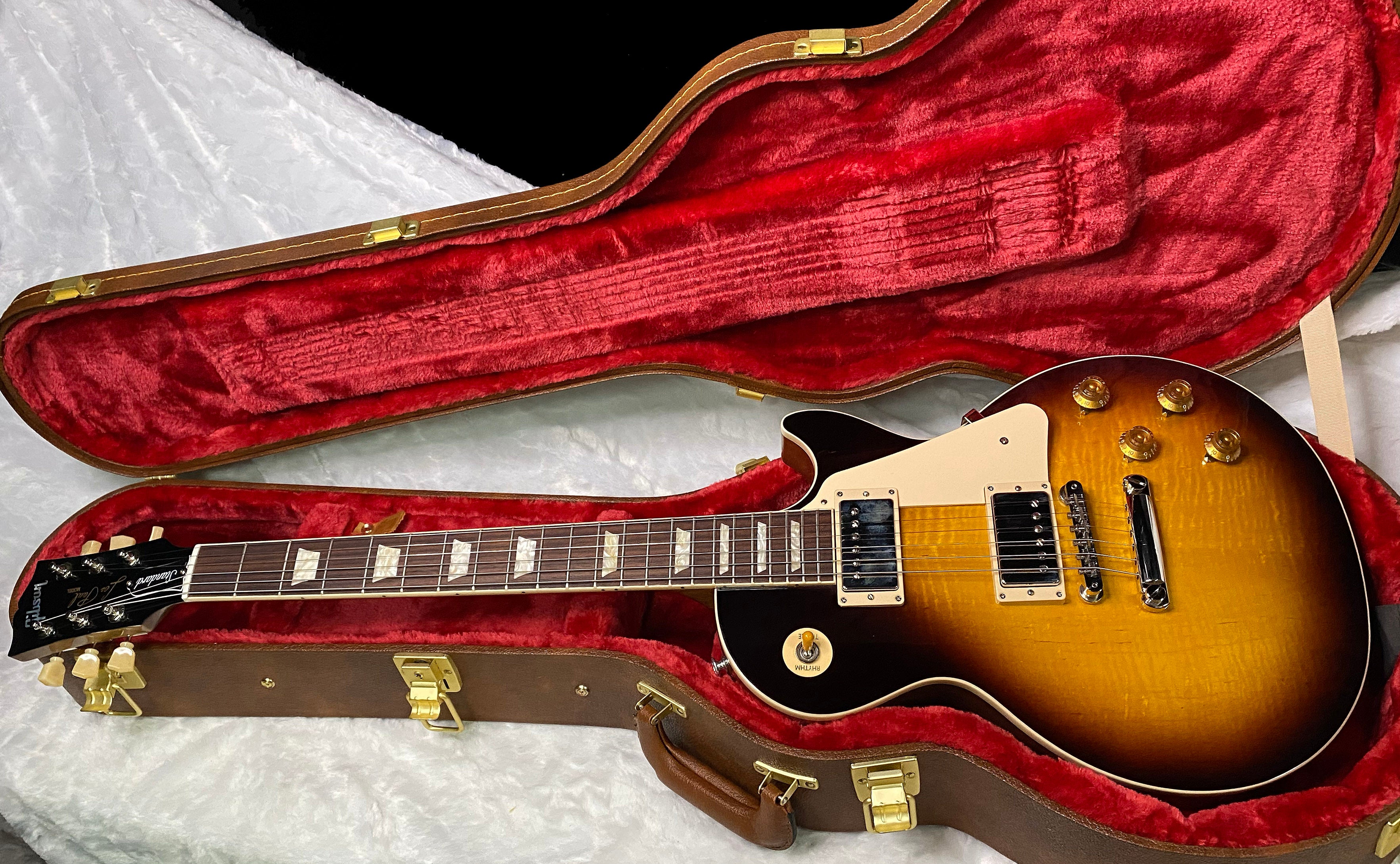 NEW! ! Gibson Les Paul 50's Standard - Tobacco Sunburst - Beautiful Flame Maple Top - Authorized Dealer - 9.8 lbs - G07278