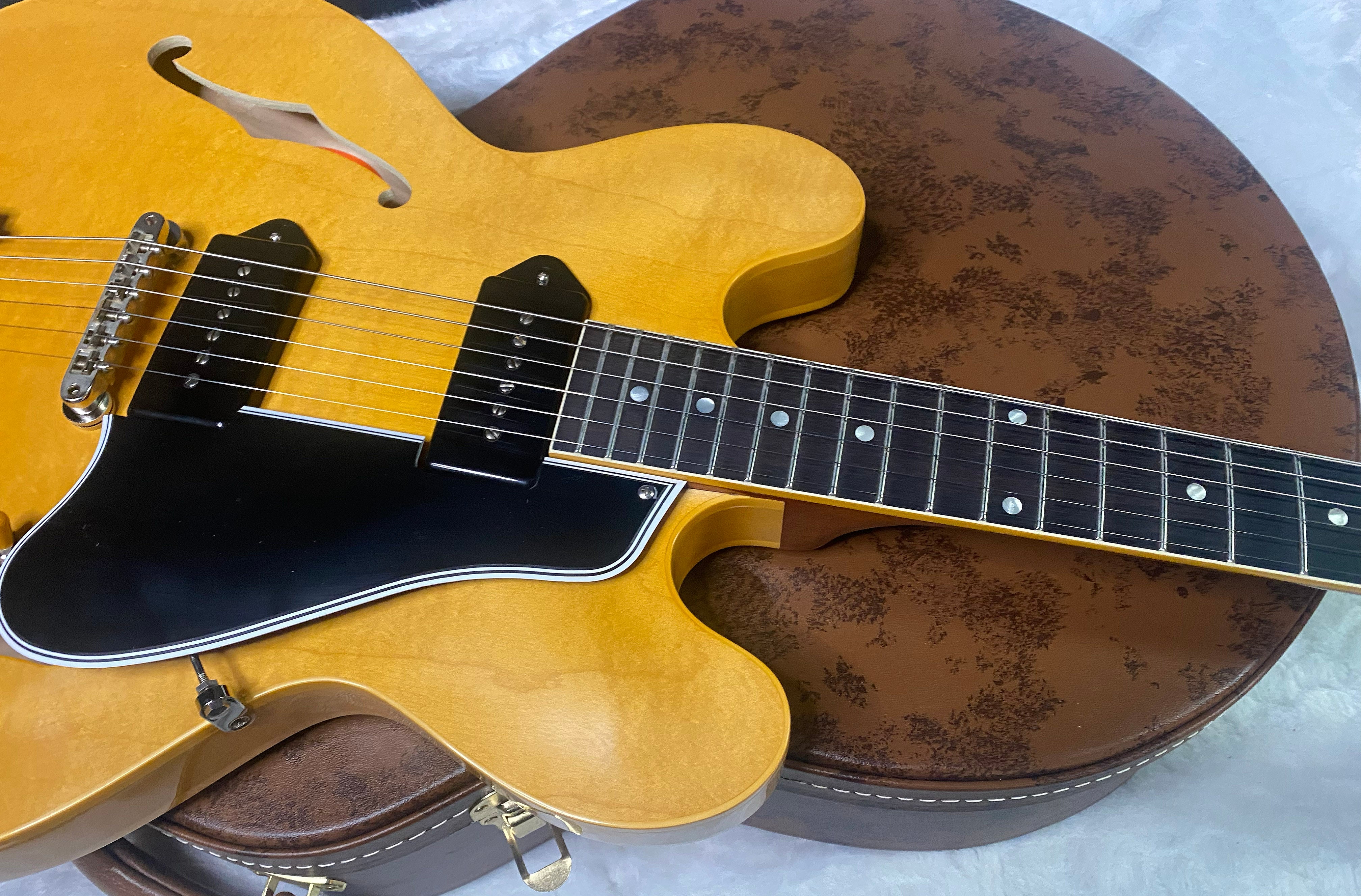 NEW! Gibson Custom 1959 ES-330 Reissue Electric Guitar - Vintage Natural, VOS - Authorized Dealer - Only 6.4 lbs - In-Stock! G07362