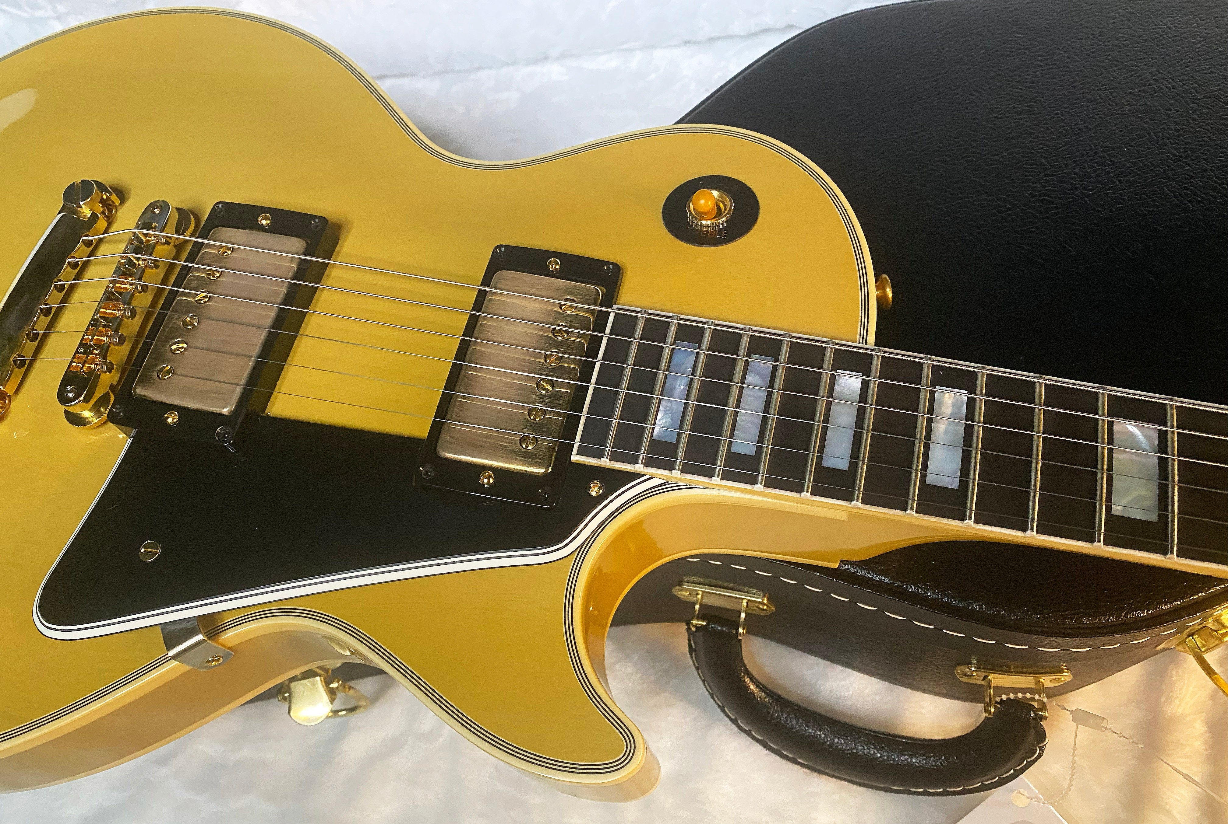 NEW! Gibson Les Paul Custom 1957 Reissue VOS Made 2 Measure - Custom Shop - TV Yellow - Authorized Dealer - G03724
