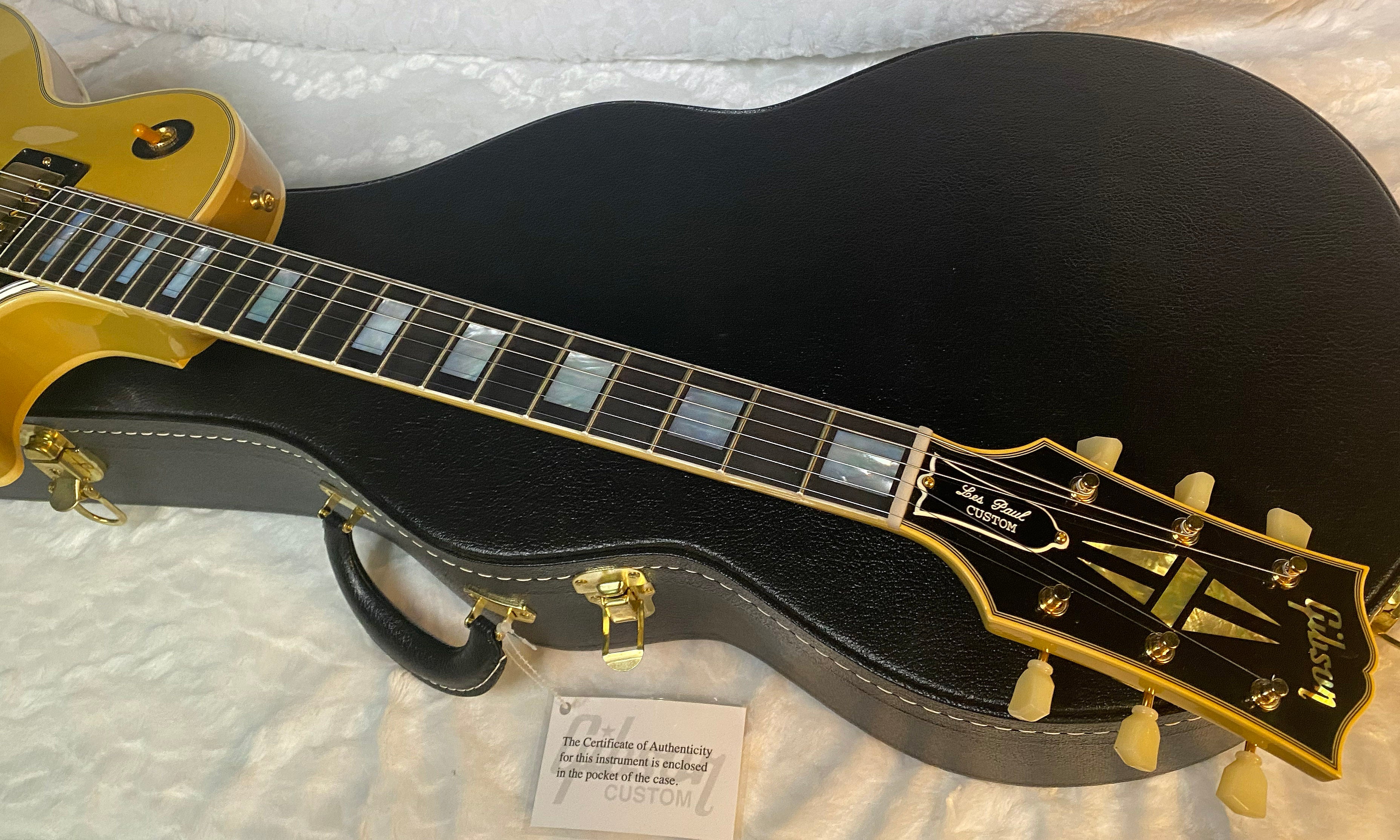 NEW! Gibson Les Paul Custom 1957 Reissue VOS Made 2 Measure - Custom Shop - TV Yellow - Authorized Dealer - G03724