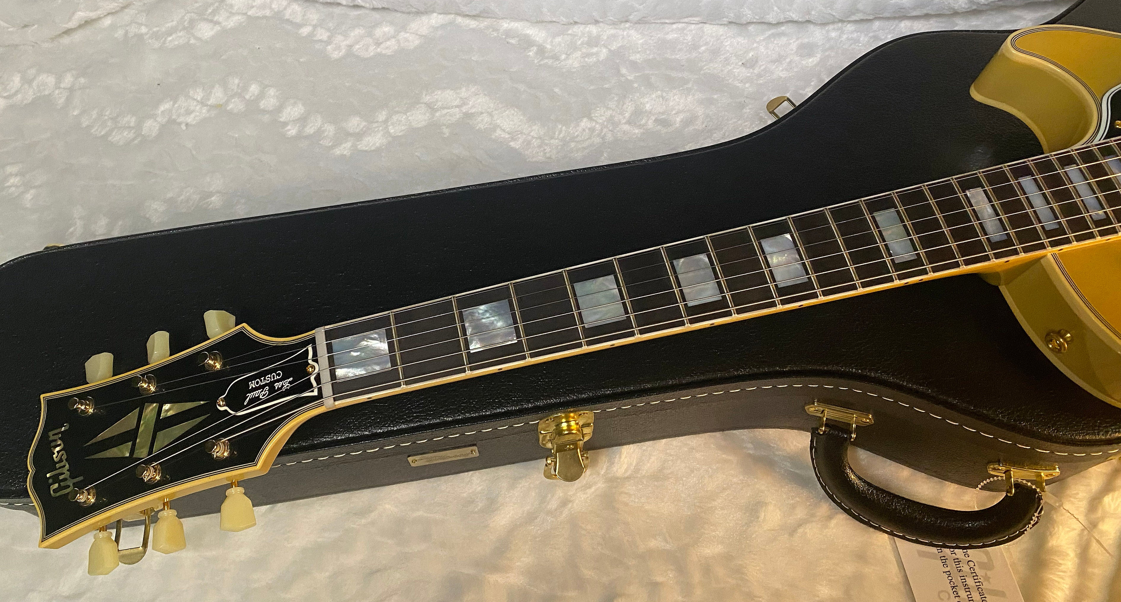 NEW! Gibson Les Paul Custom 1957 Reissue VOS Made 2 Measure - Custom Shop - TV Yellow - Authorized Dealer - G03724