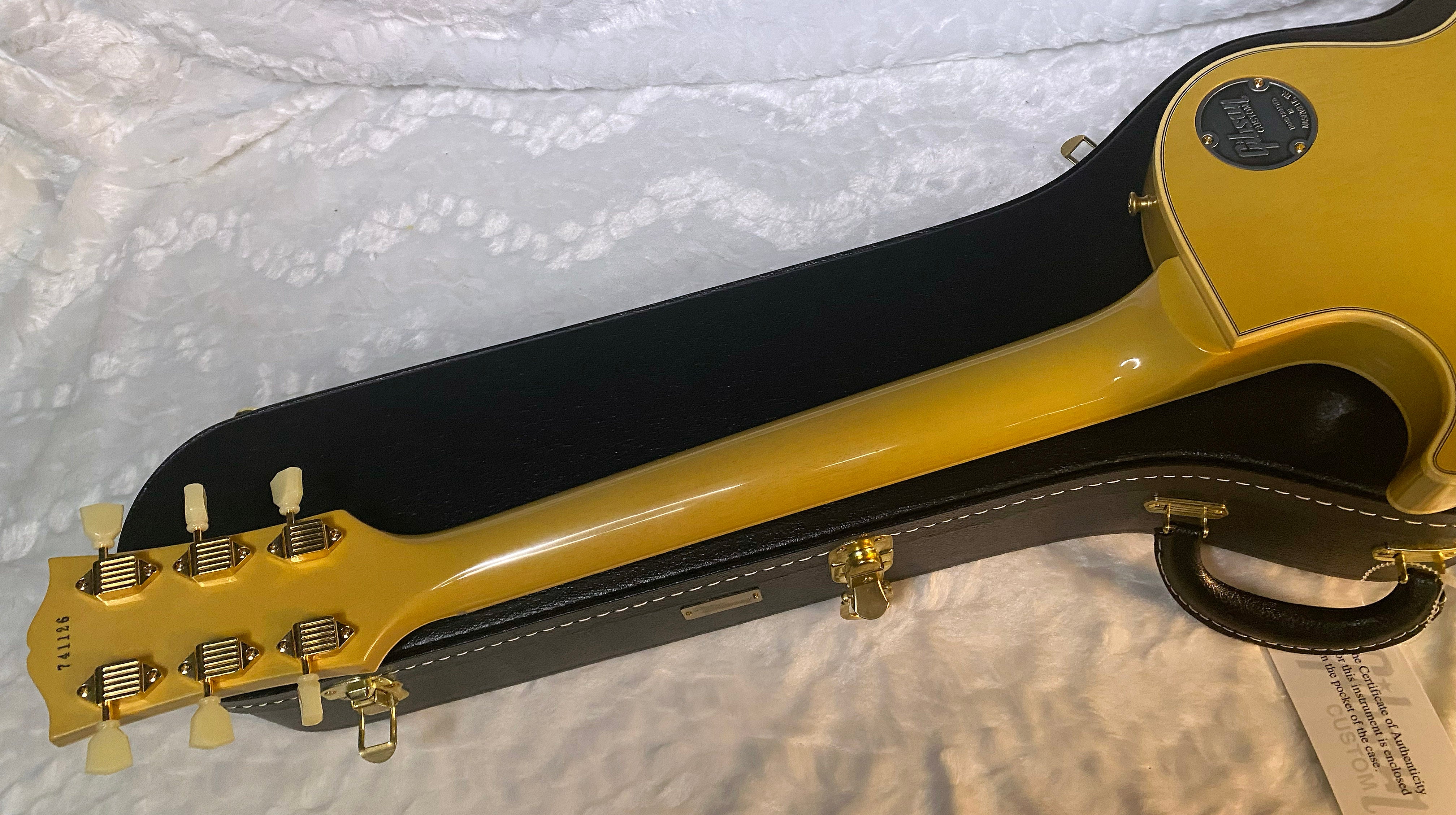 NEW! Gibson Les Paul Custom 1957 Reissue VOS Made 2 Measure - Custom Shop - TV Yellow - Authorized Dealer - G03724