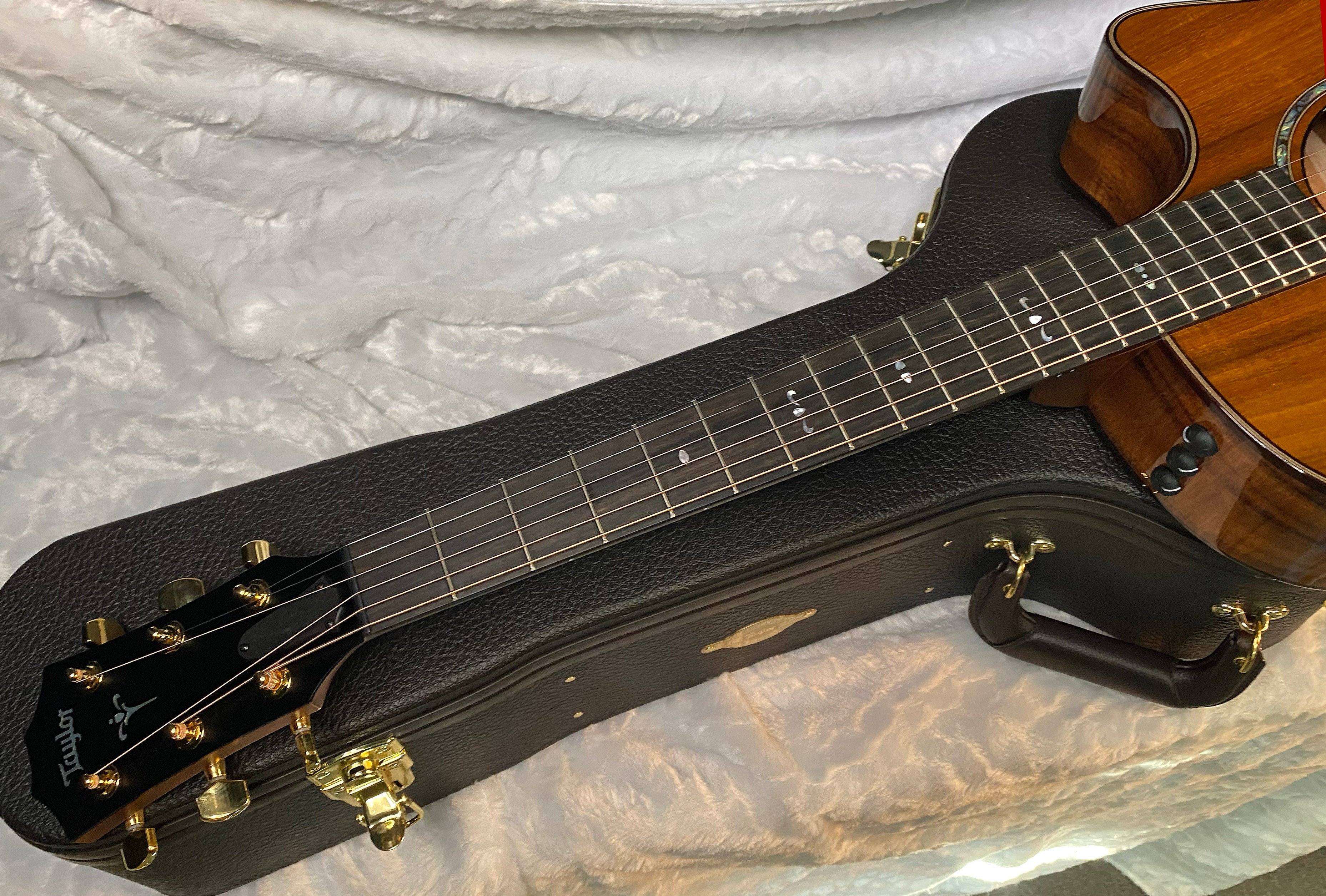 NEW! Taylor Custom 724ce Acoustic-Electric Guitar - Natural Gloss - AAAAA Hand Picked Koa - WOW! Authorized Dealer - G05892