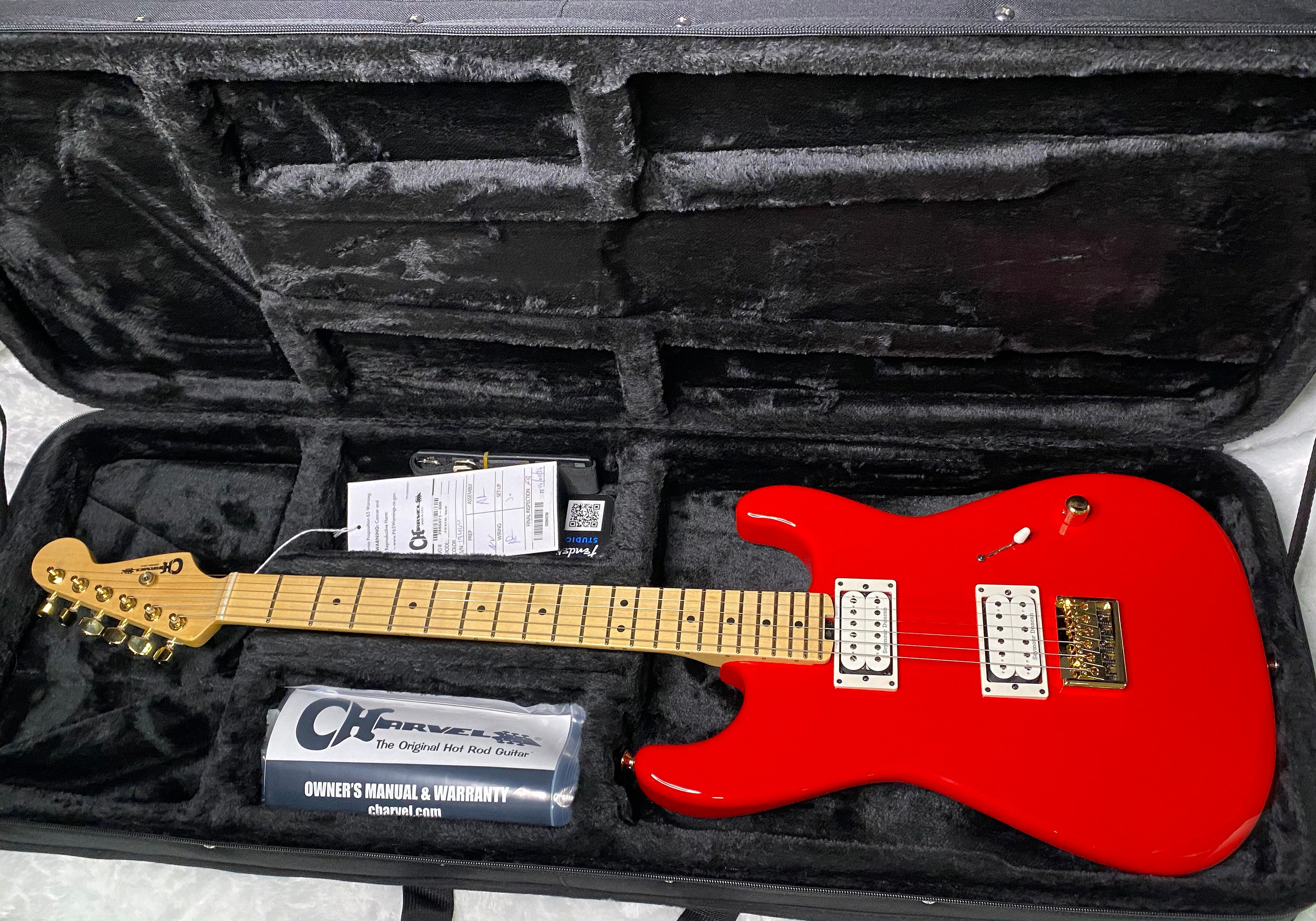 NEW! Charvel American Neo-Classic San Dimas SD1 HH HT - Hard Tail - Seymour Duncan Pick-UPs - Racing Red - Authorized Dealer - 7.6 lbs - G07372