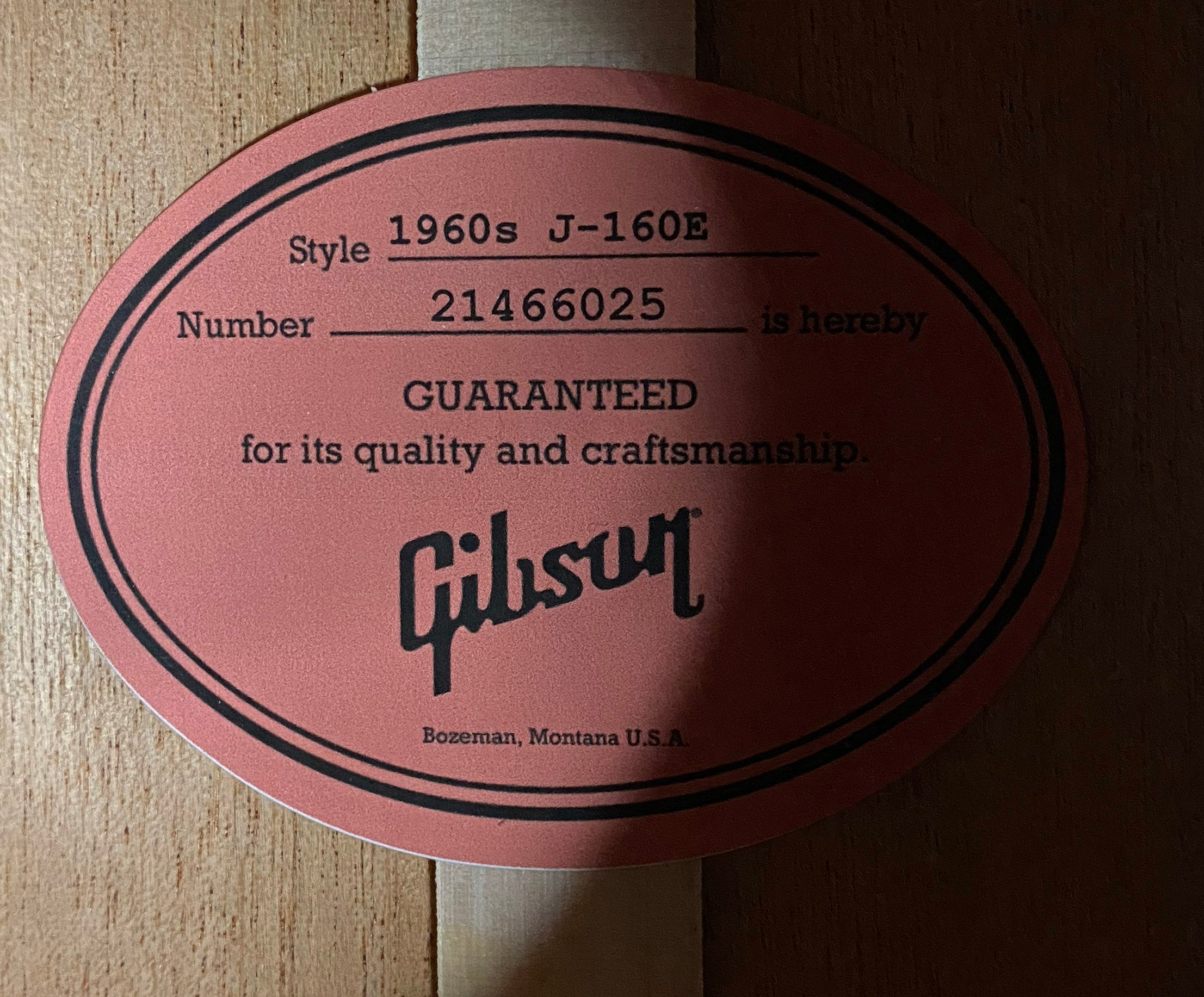 NEW ! Gibson J-160E Original - Vintage Sunburst - 4.4 lbs - Authorized Dealer - In Stock - G07353