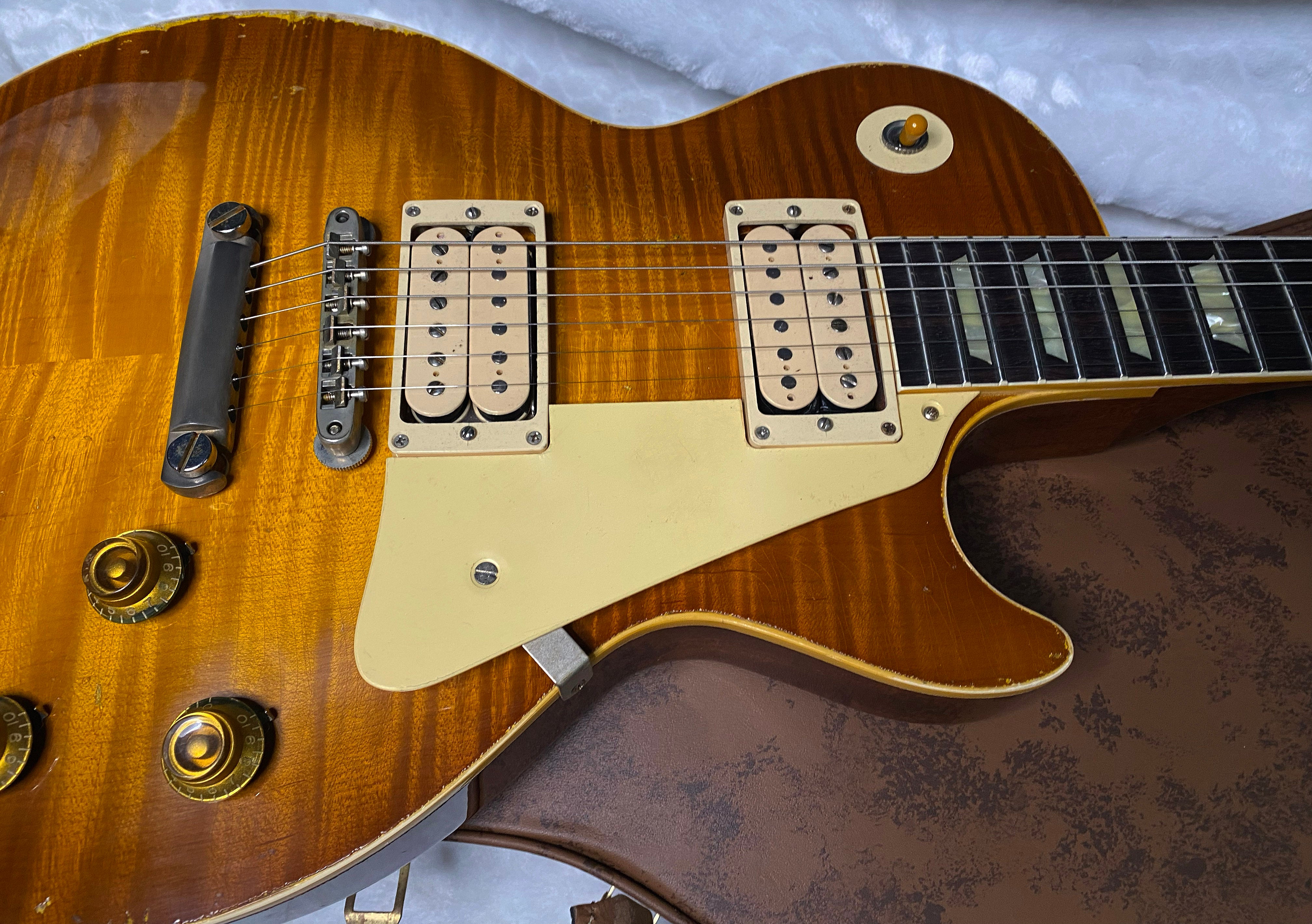 NEW! Gibson Custom 1959 Les Paul Standard Resissue Electric Guitar - Beauty of the Burst #86 Heavy Aged - MONSTER TOP! - Authorized Dealer -G07374