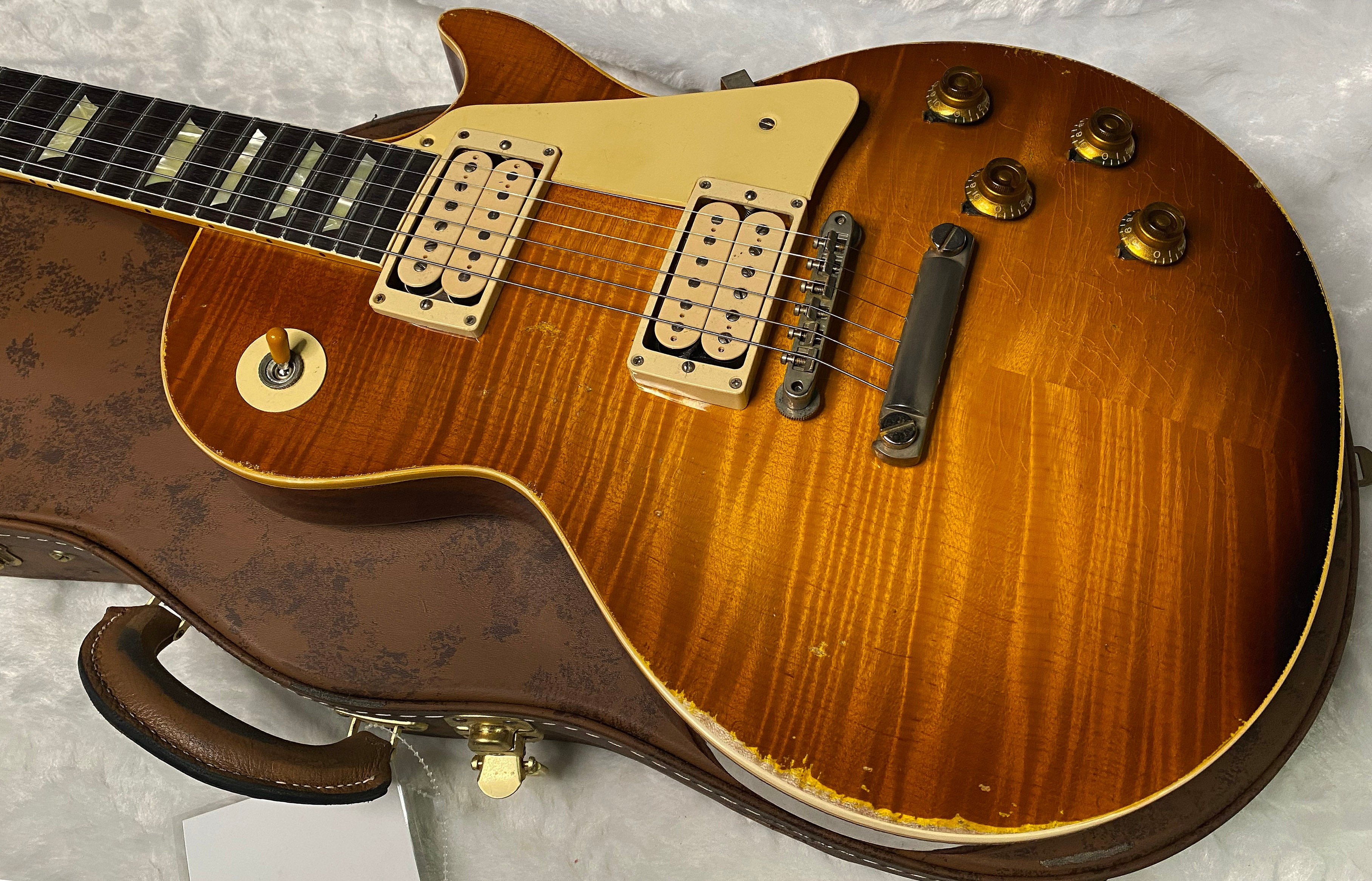 NEW! Gibson Custom 1959 Les Paul Standard Resissue Electric Guitar - Beauty of the Burst #86 Heavy Aged - MONSTER TOP! - Authorized Dealer -G07374