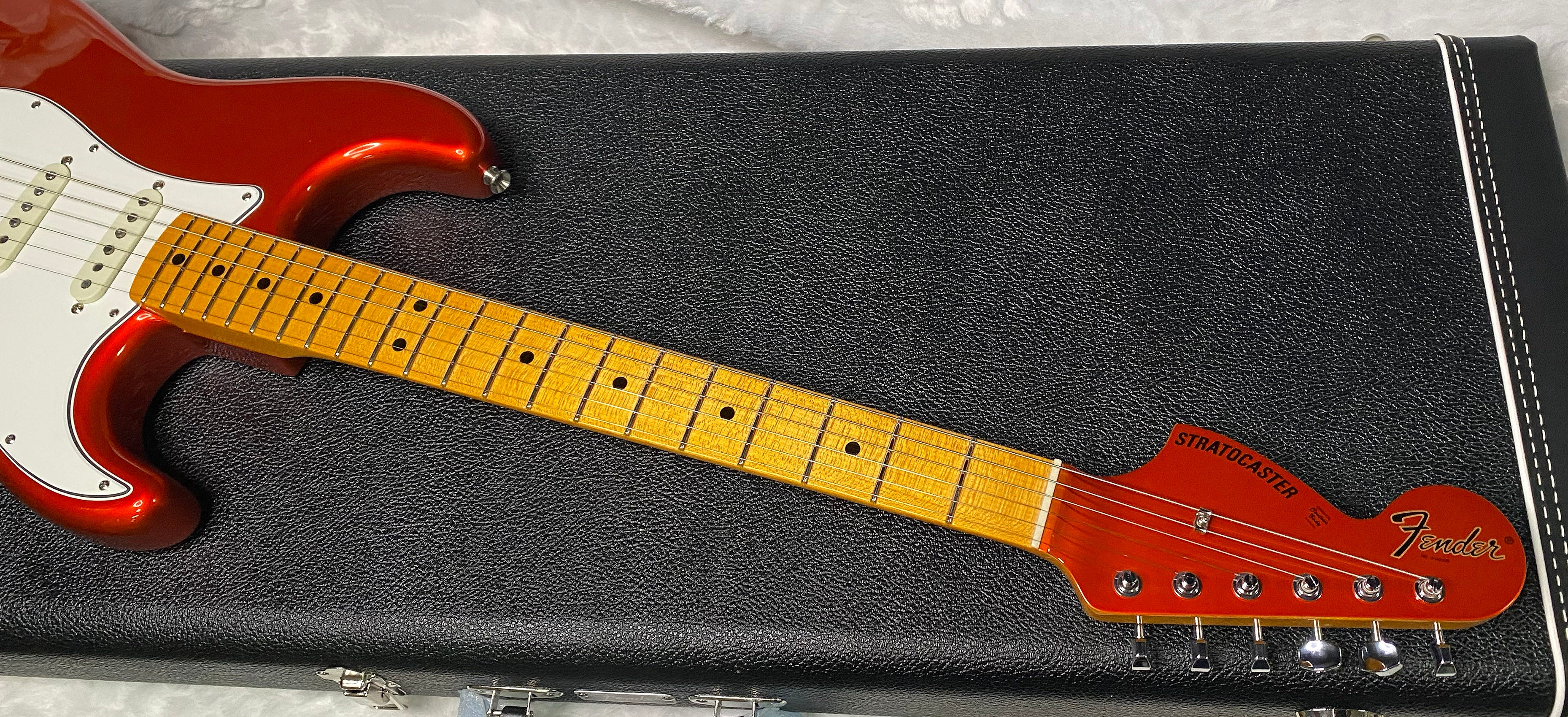 NEW! Fender Custom Shop Special Run '69 Stratocaster NOS Gloss Finish - Handwound P/U's - Candy Tangerine - Reverse Matching Headstock - 8 lbs - Authorized Dealer - One OFF! SUPRE RARE! G07375