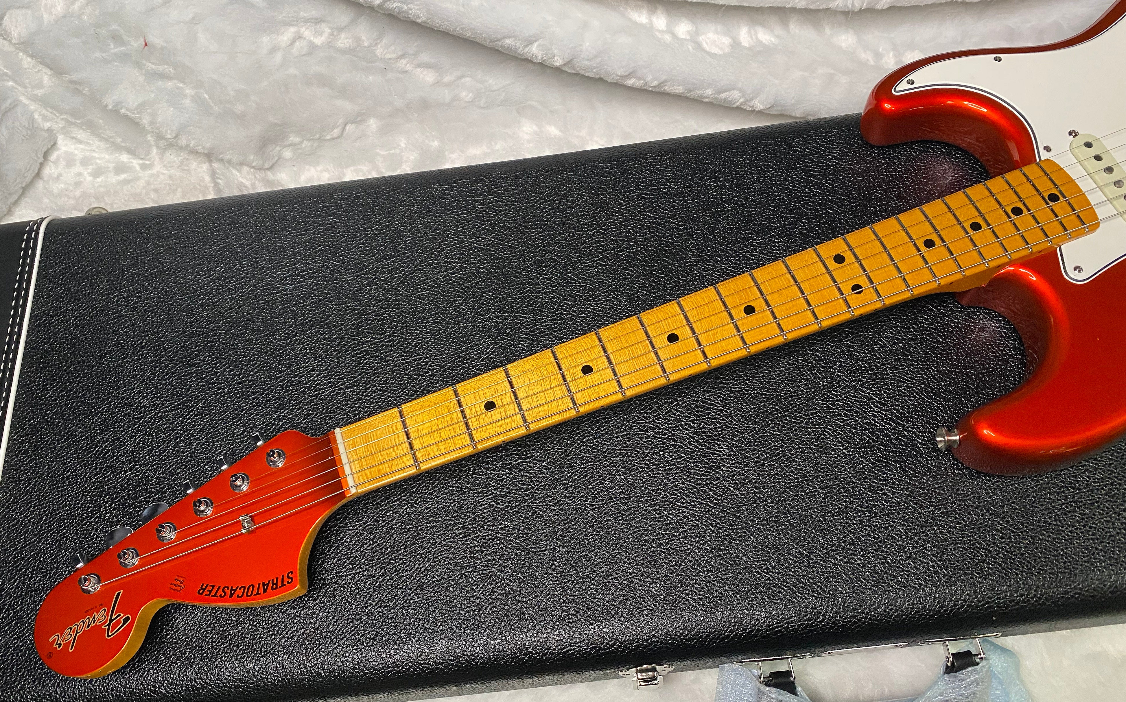 NEW! Fender Custom Shop Special Run '69 Stratocaster NOS Gloss Finish - Handwound P/U's - Candy Tangerine - Reverse Matching Headstock - 8 lbs - Authorized Dealer - One OFF! SUPRE RARE! G07375