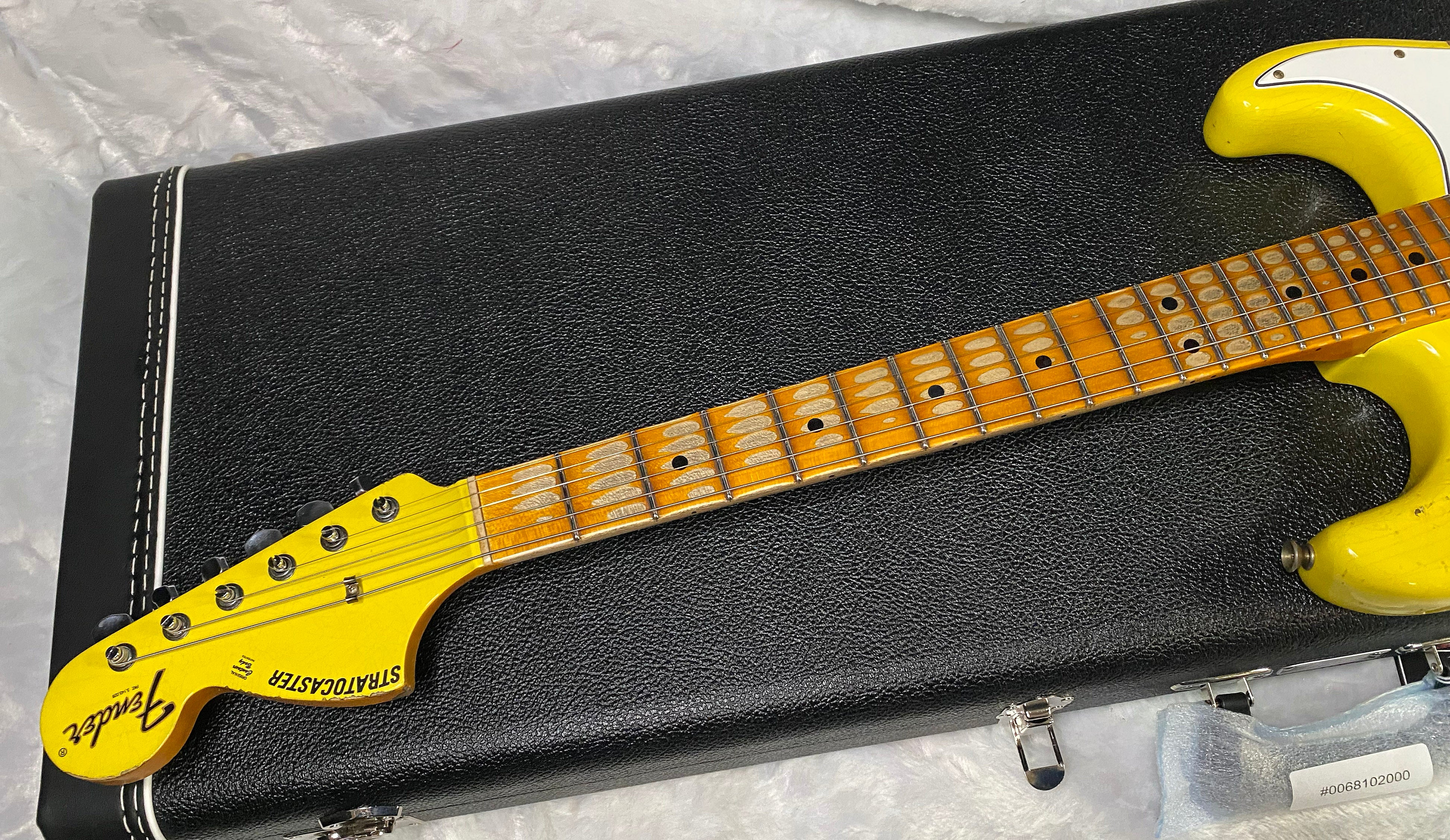 NEW! Fender Custom Shop Special Run '69 Stratocaster Heavy Relic - Handwound P/U's - Aged Graffiti Yellow - Reverse Headstock - 7.7lbs - Authorized Dealer - One OFF! SUPER RARE! G06753