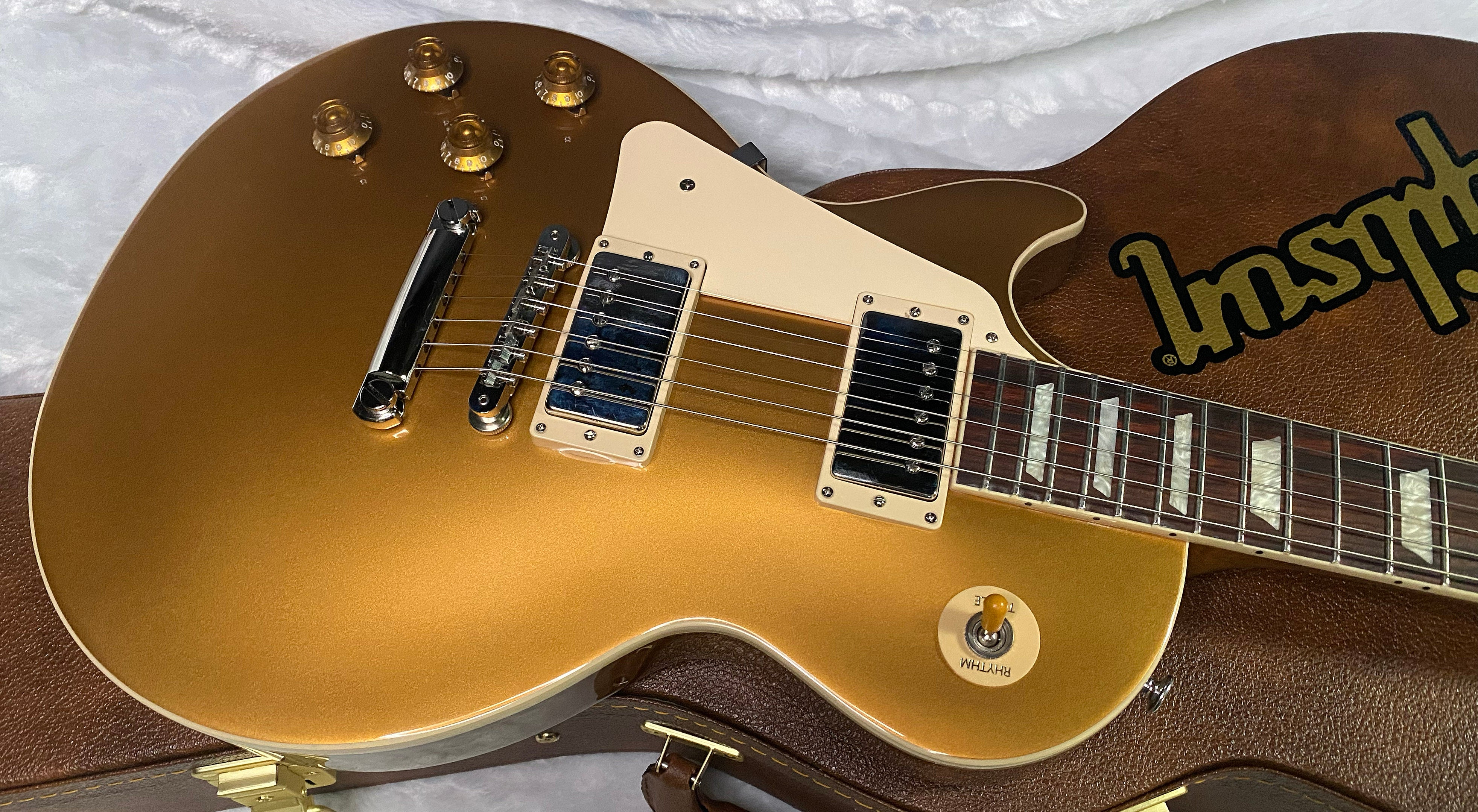 NEW ! Gibson Les Paul 50's Standard Gold Top - Left Handed - Authorized Dealer - Only 9.7lbs - G07272