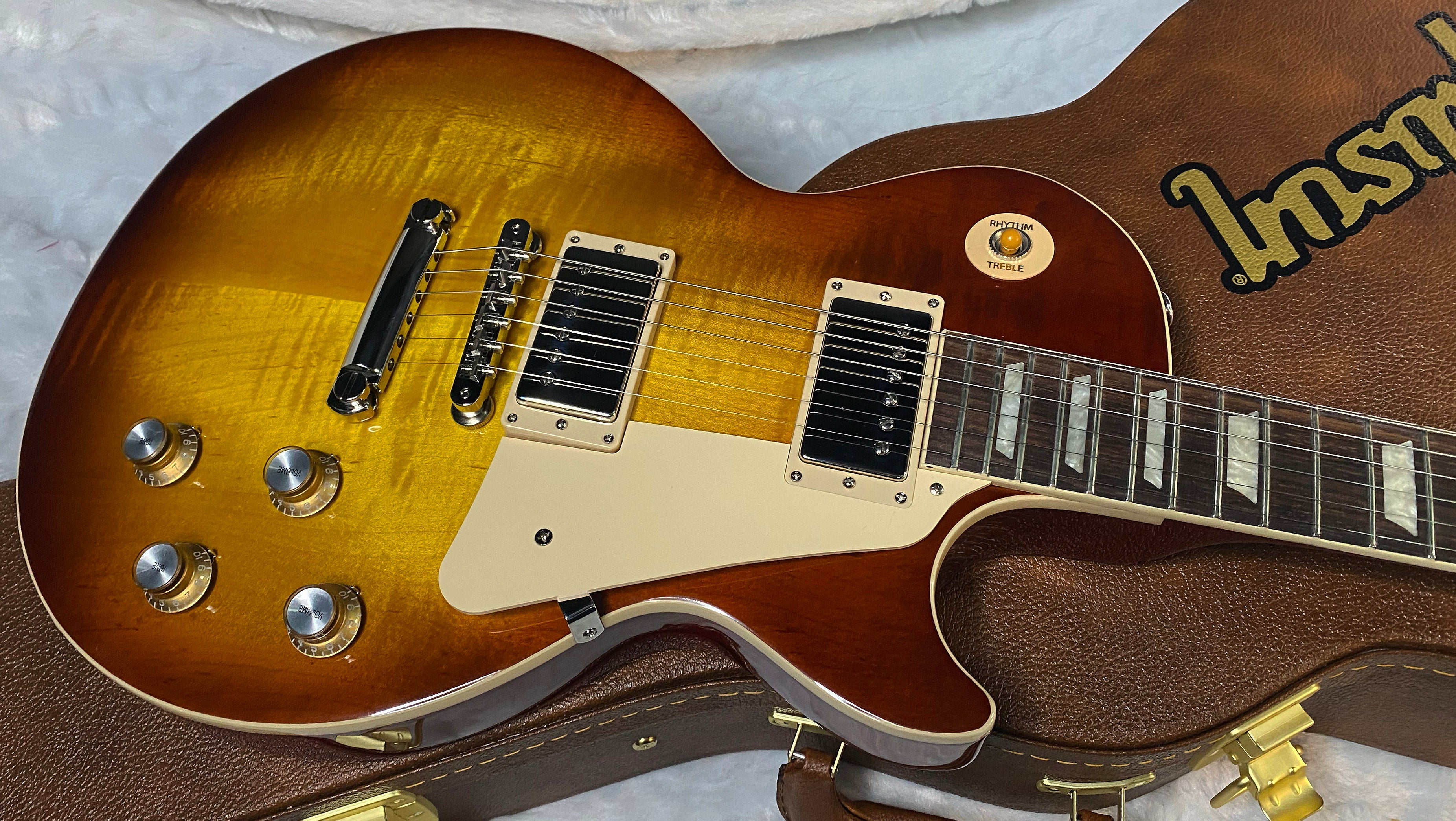 NEW! Gibson Les Paul 60's Standard Iced Tea - Authorized Dealer - Beautiful Flame Maple Top - 9.35 lbs - G06736