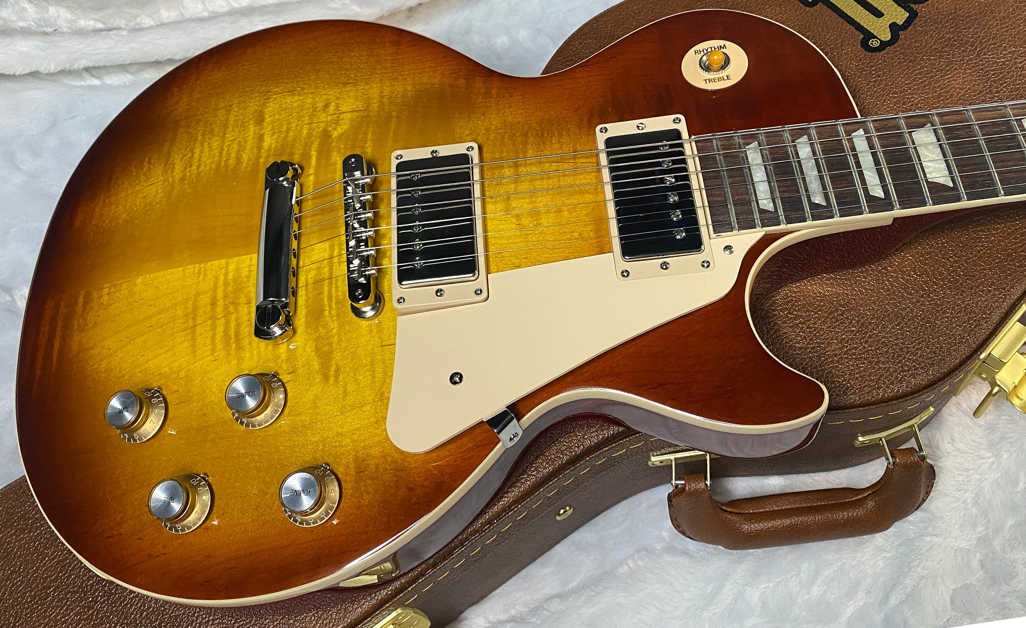NEW! Gibson Les Paul 60's Standard Iced Tea - Authorized Dealer - Beautiful Flame Maple Top - 9.35 lbs - G06736
