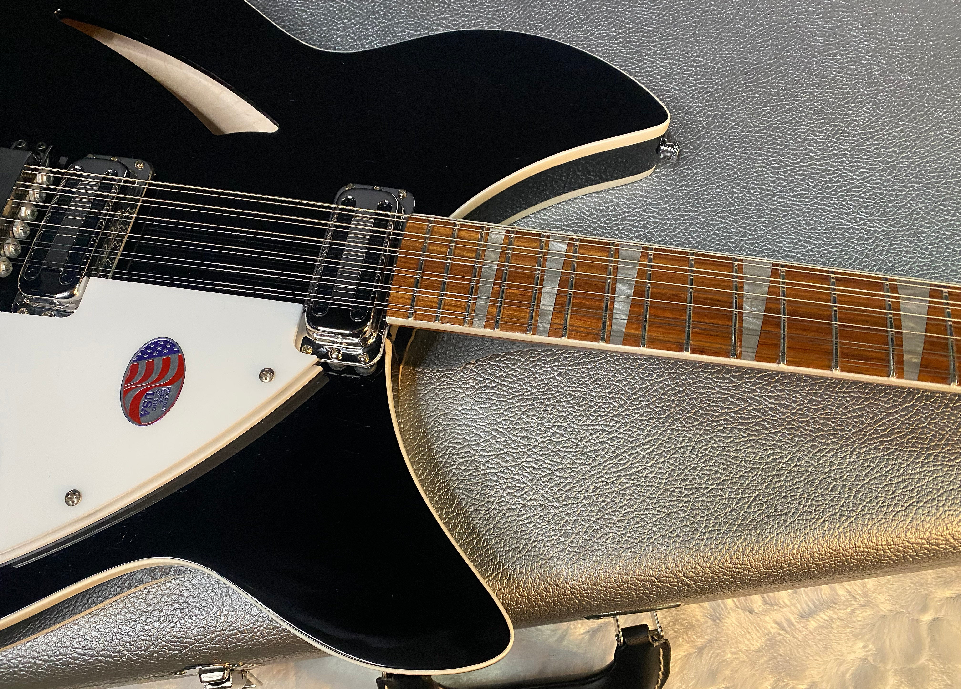 NEW! Rickenbacker 360/12C63 C Series 12-String Electric Guitar Jet Glo - Authorized Dealer - In-Stock! 7.75lbs - G05904