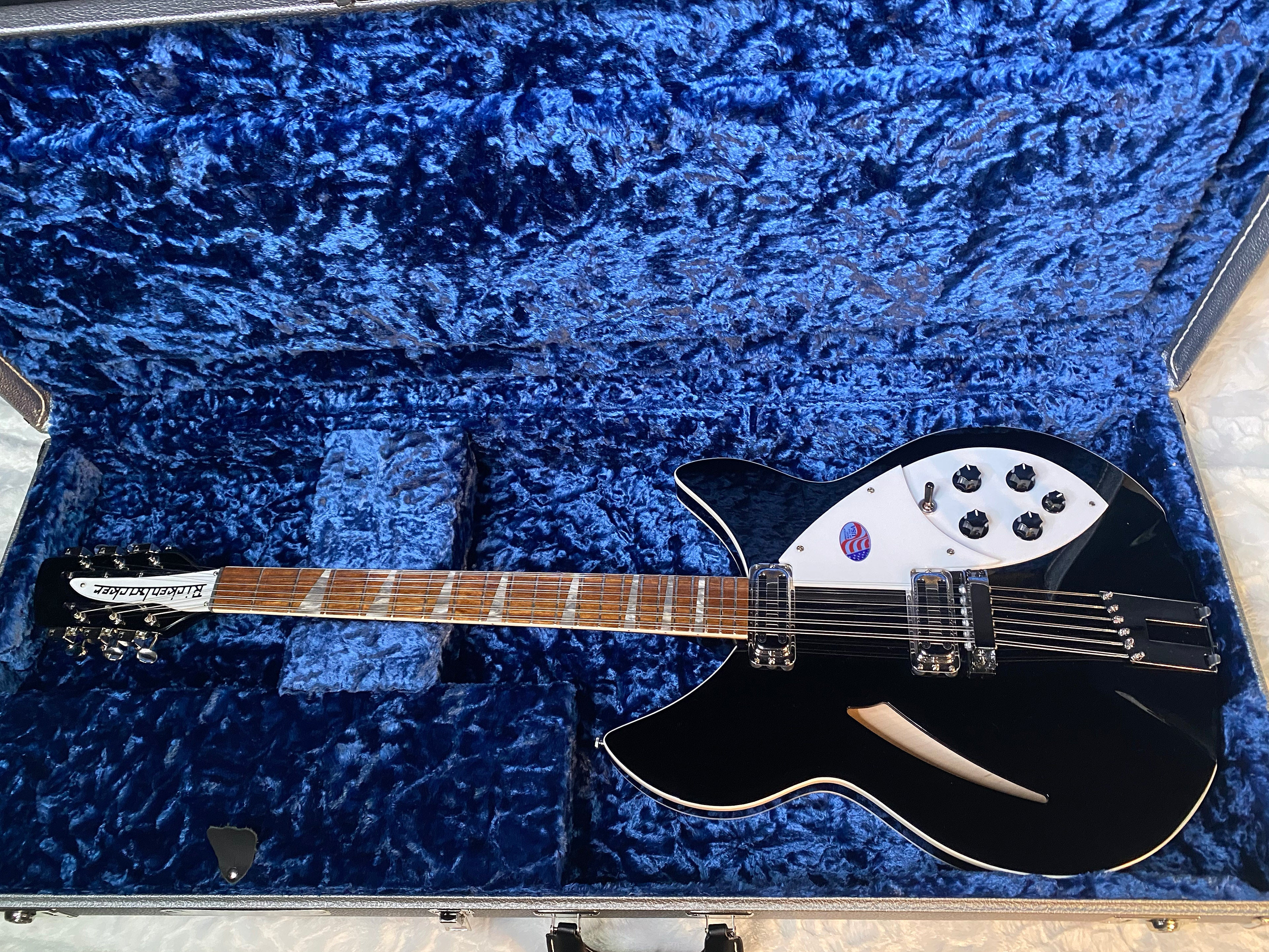 NEW! Rickenbacker 360/12C63 C Series 12-String Electric Guitar Jet Glo - Authorized Dealer - In-Stock! 7.75lbs - G05904