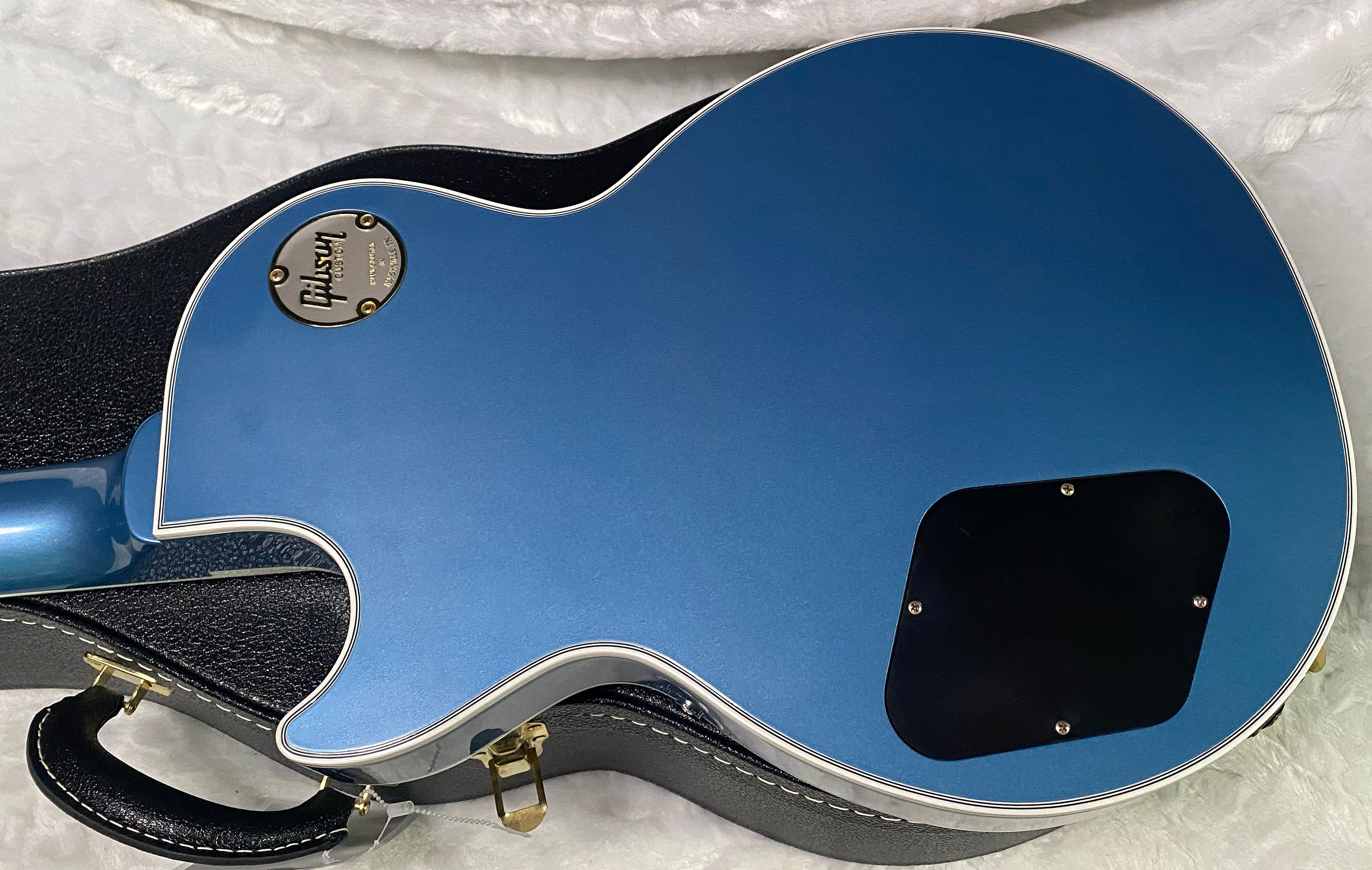 NEW! Gibson Les Paul Custom - Pelham Blue VOS - Dealer Select - Ebony Board - Authorized Dealer - Only 9.65 lbs - G07384