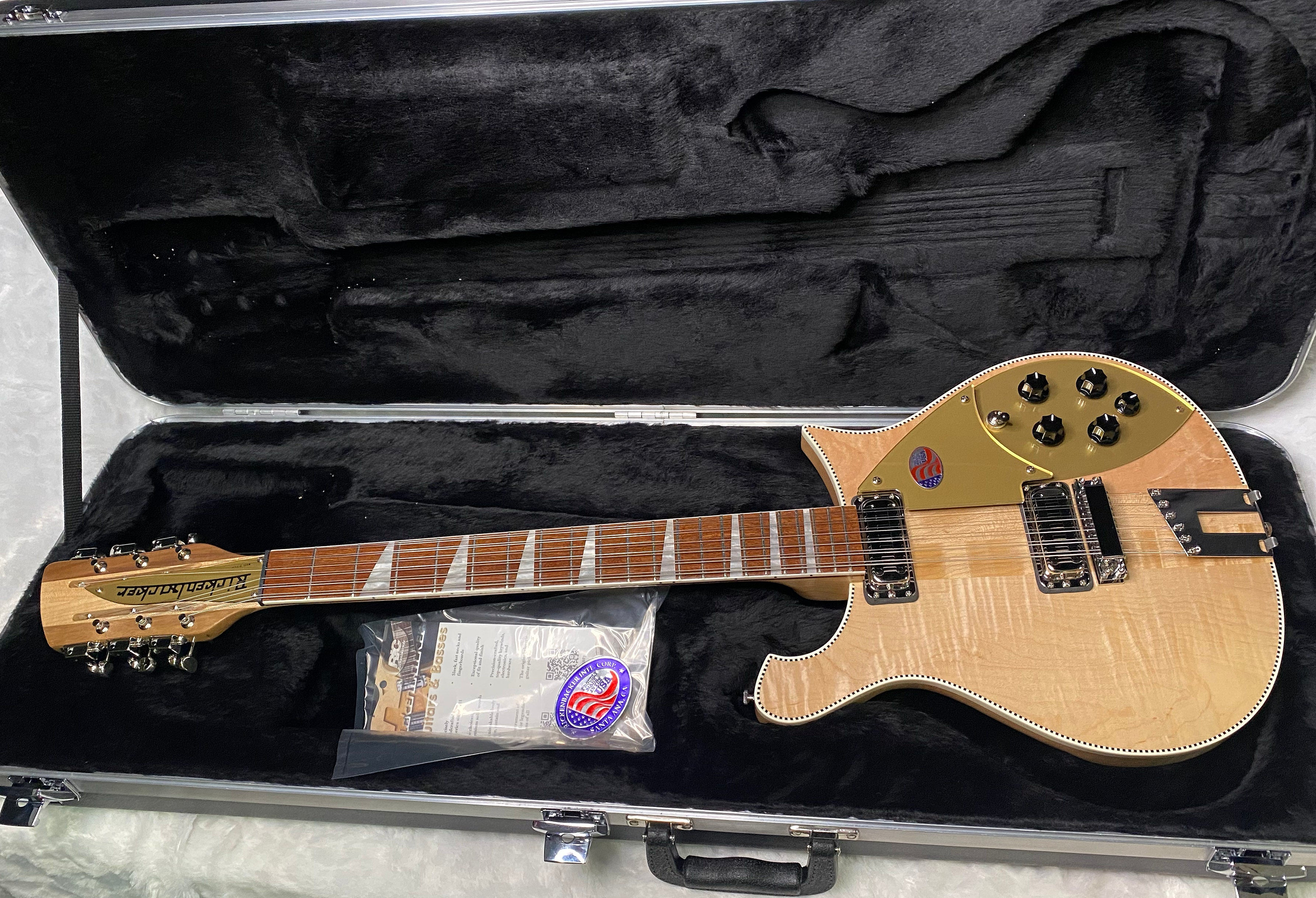 NEW! Rickenbacker 660/12 Maple Glo MG - Only 7.7 lbs - Authorized Dealer - G07398