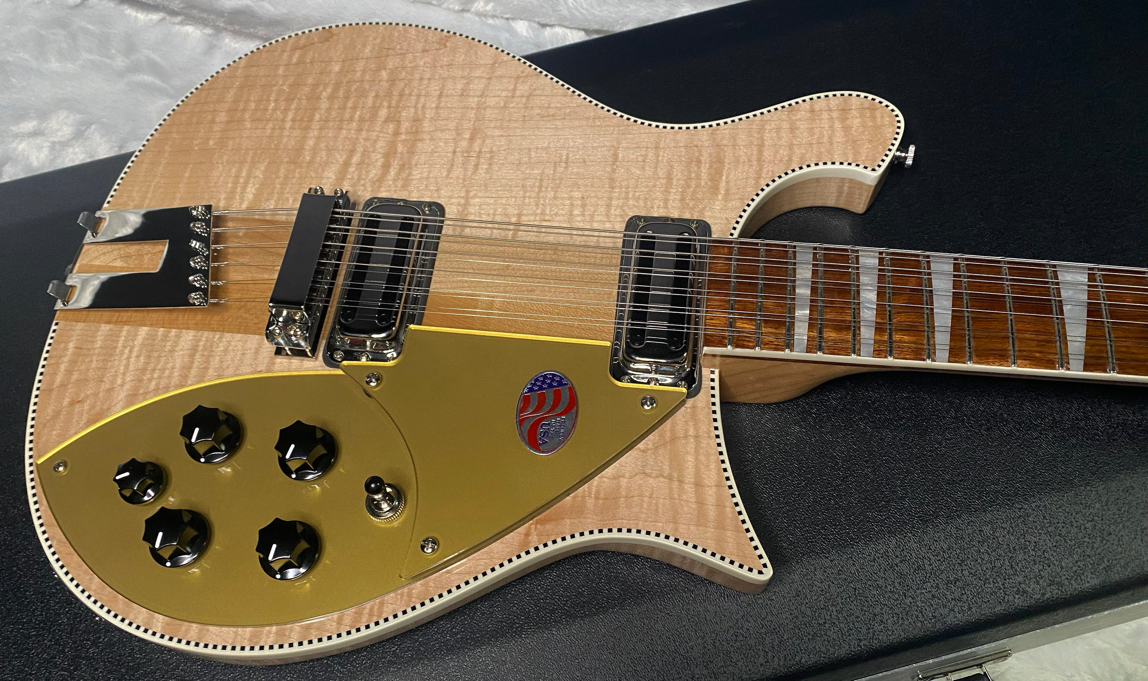 NEW! Rickenbacker 660/12 Maple Glo MG - Only 7.35 lbs - Authorized Dealer - G07401