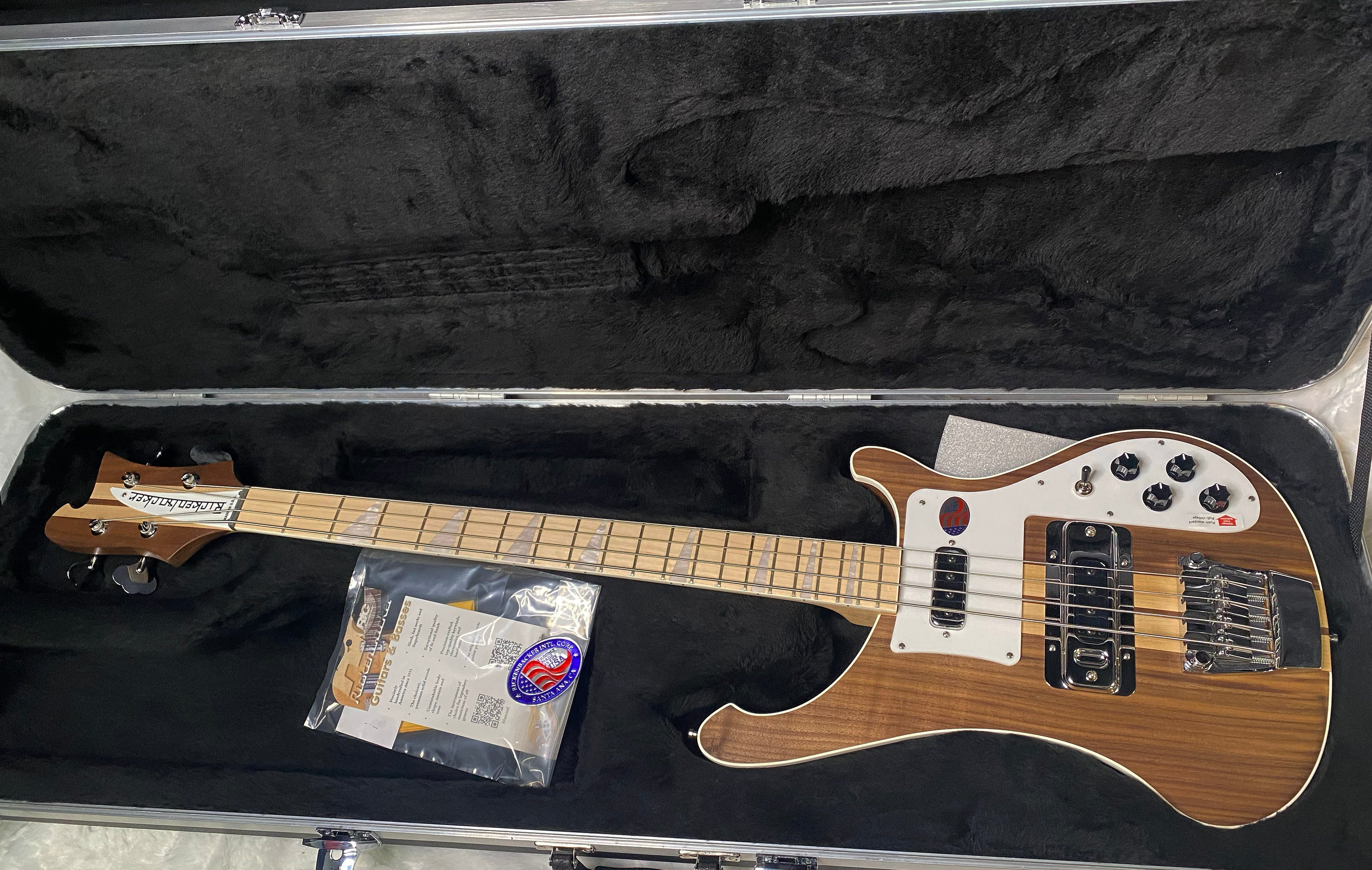 NEW! Rickenbacker 4003 W Walnut - 4-String Bass - Authorized Dealer - 8.8lbs - G06774