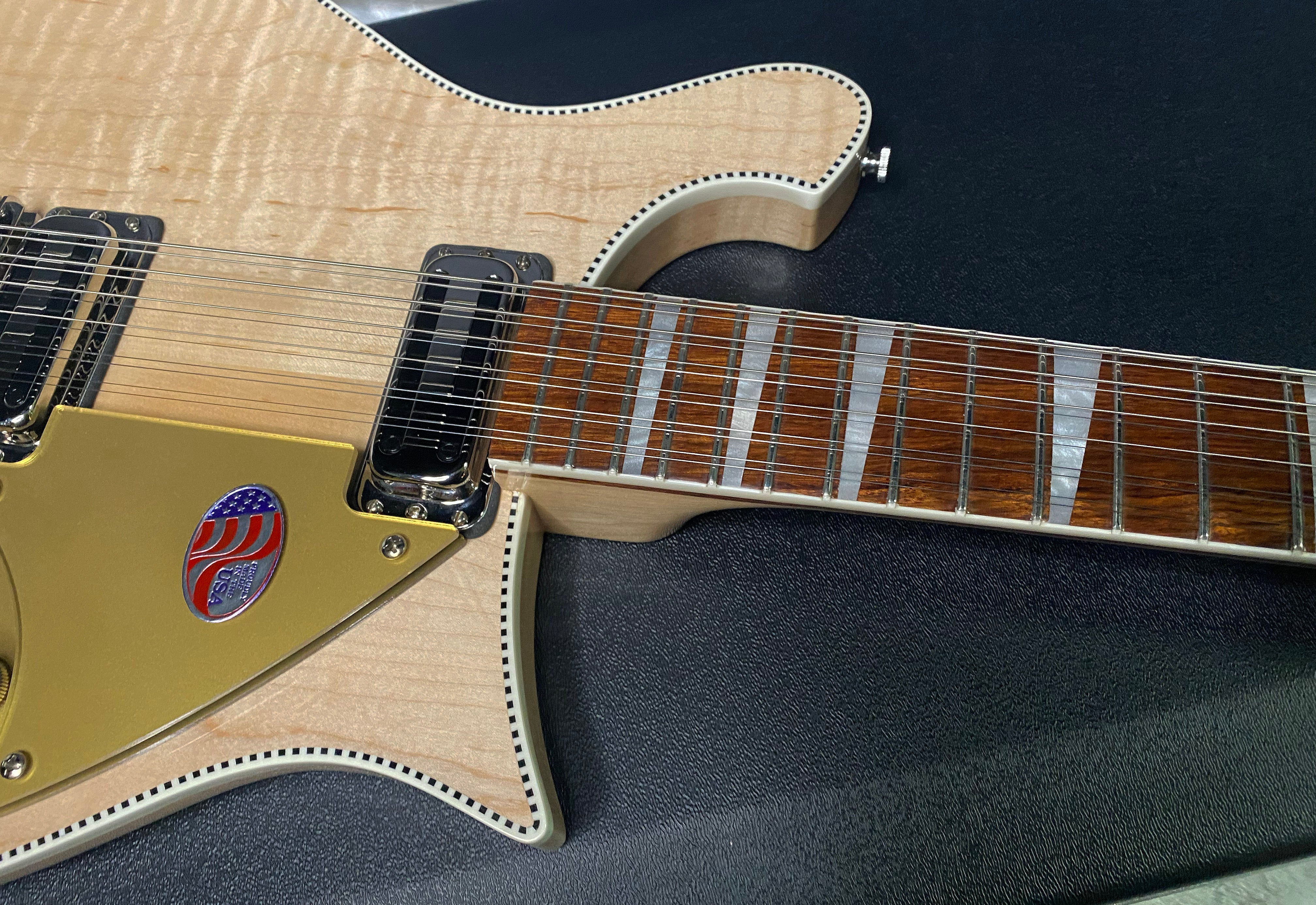 NEW! Rickenbacker 660/12 Maple Glo MG - Only 7.2 lbs - Authorized Dealer - G07402