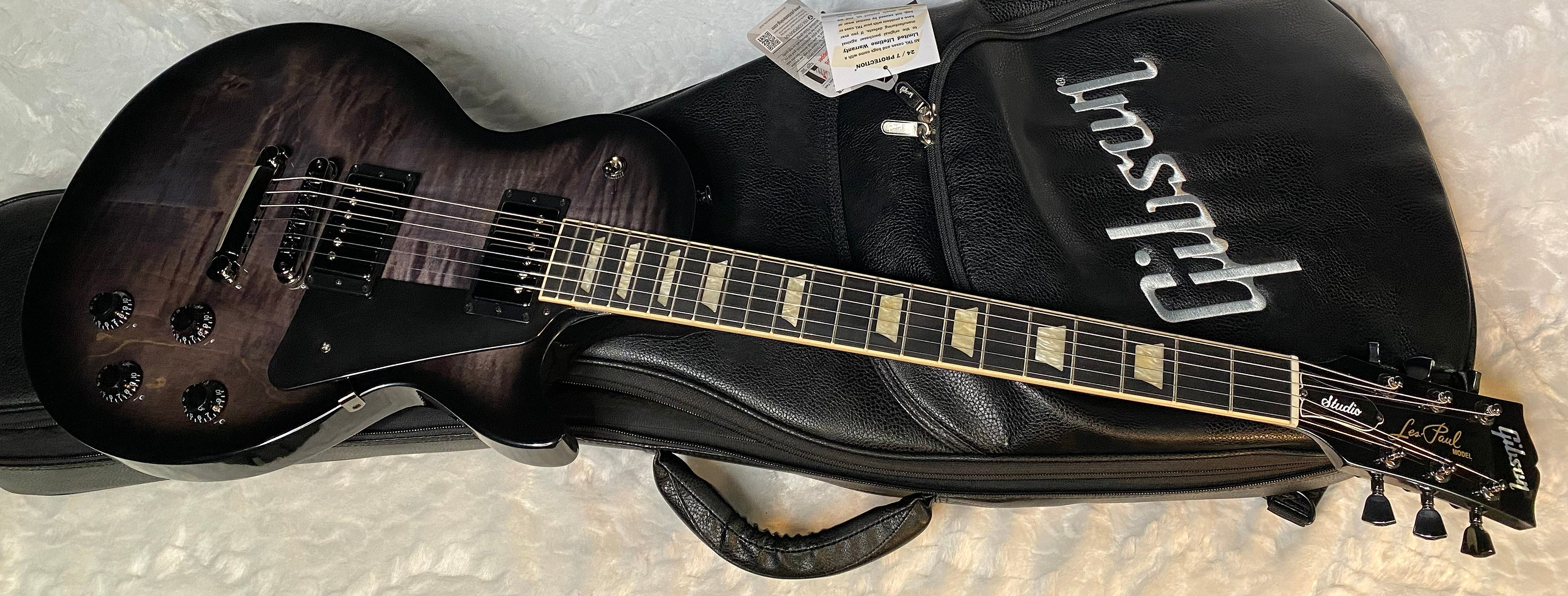 NEW ! Gibson Les Paul Studio Session - Translucent Ebony - Authorized Dealer - 7.8 lbs - G05291